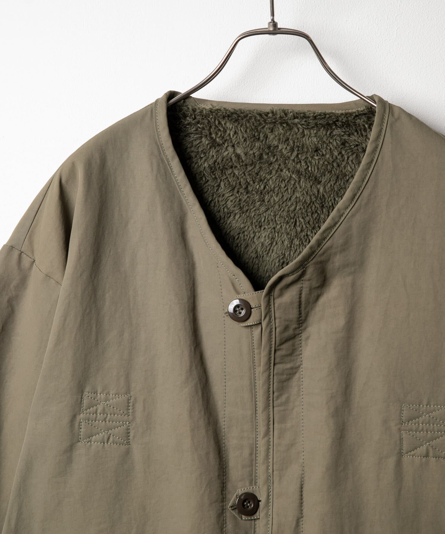 Sonny Label 「『別注』ARMY TWILL&times;Sonny Label　REVERSIBLE JACKET」|ノーカラージャケット|