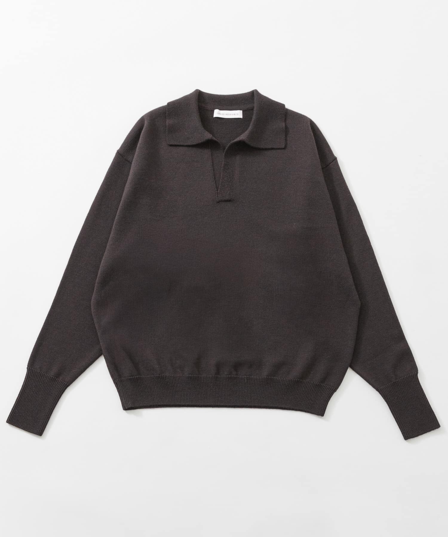 URBAN RESEARCH「CASHFEEL MID SKIPPER KNIT」|ニット・セーター|ブラウン
