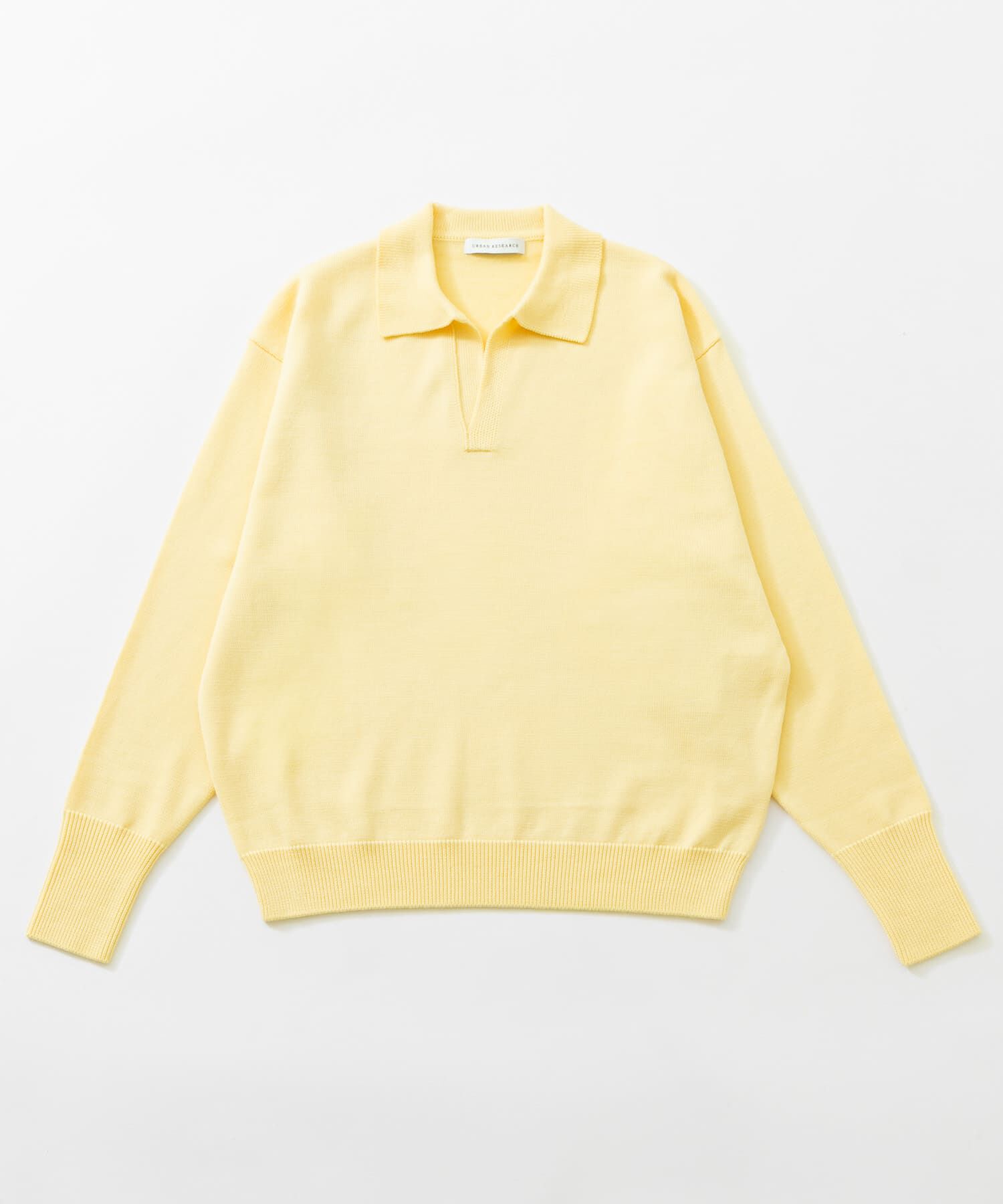 URBAN RESEARCH「CASHFEEL MID SKIPPER KNIT」|ニット・セーター|ベージュ系その他