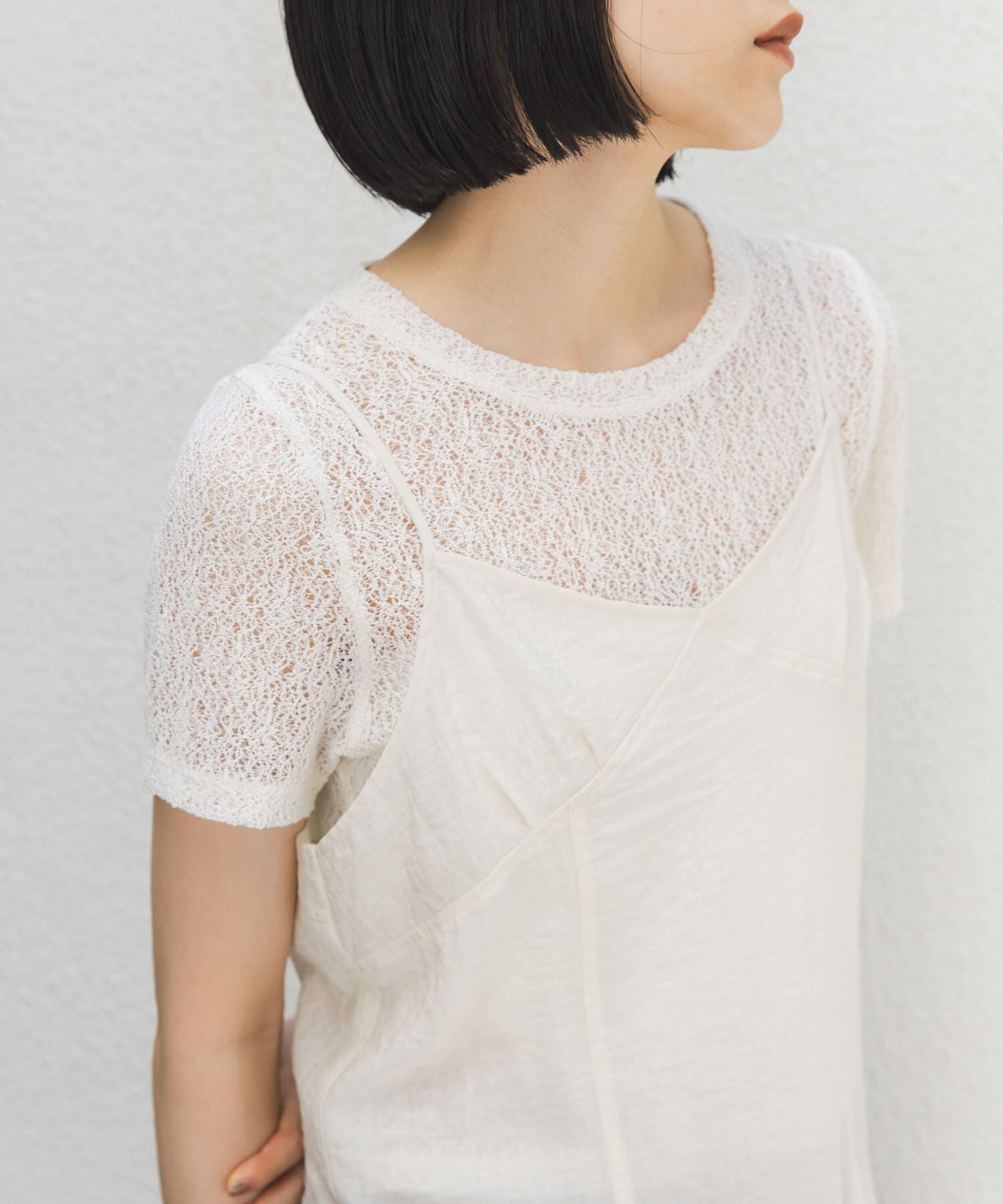  「キャミビスチェSETトップス」|Tシャツ・カットソー|