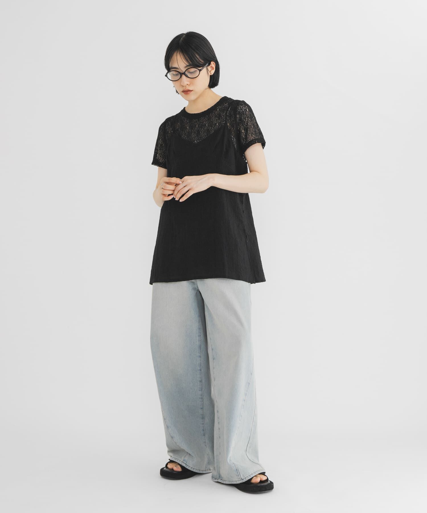  「キャミビスチェSETトップス」|Tシャツ・カットソー|