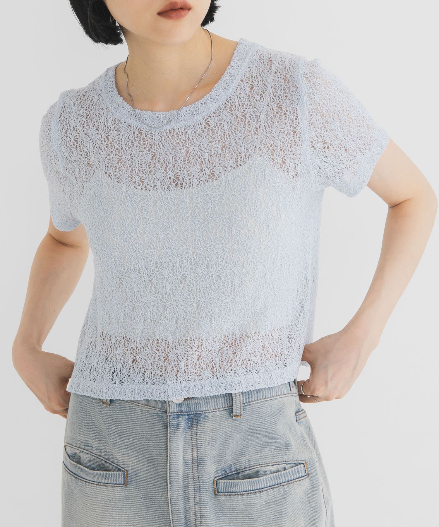  「キャミビスチェSETトップス」|Tシャツ・カットソー|