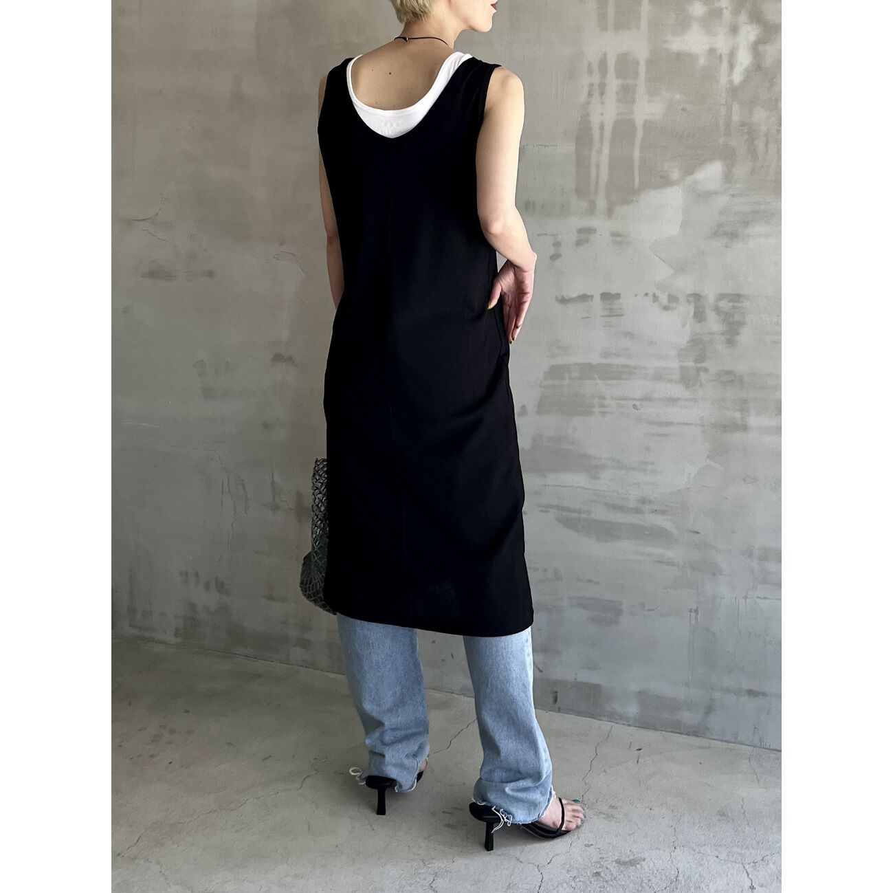 HELIOPOLE「HELIOPOLE DRY TOUCH RIB LONG TANK」|Tシャツ・カットソー|