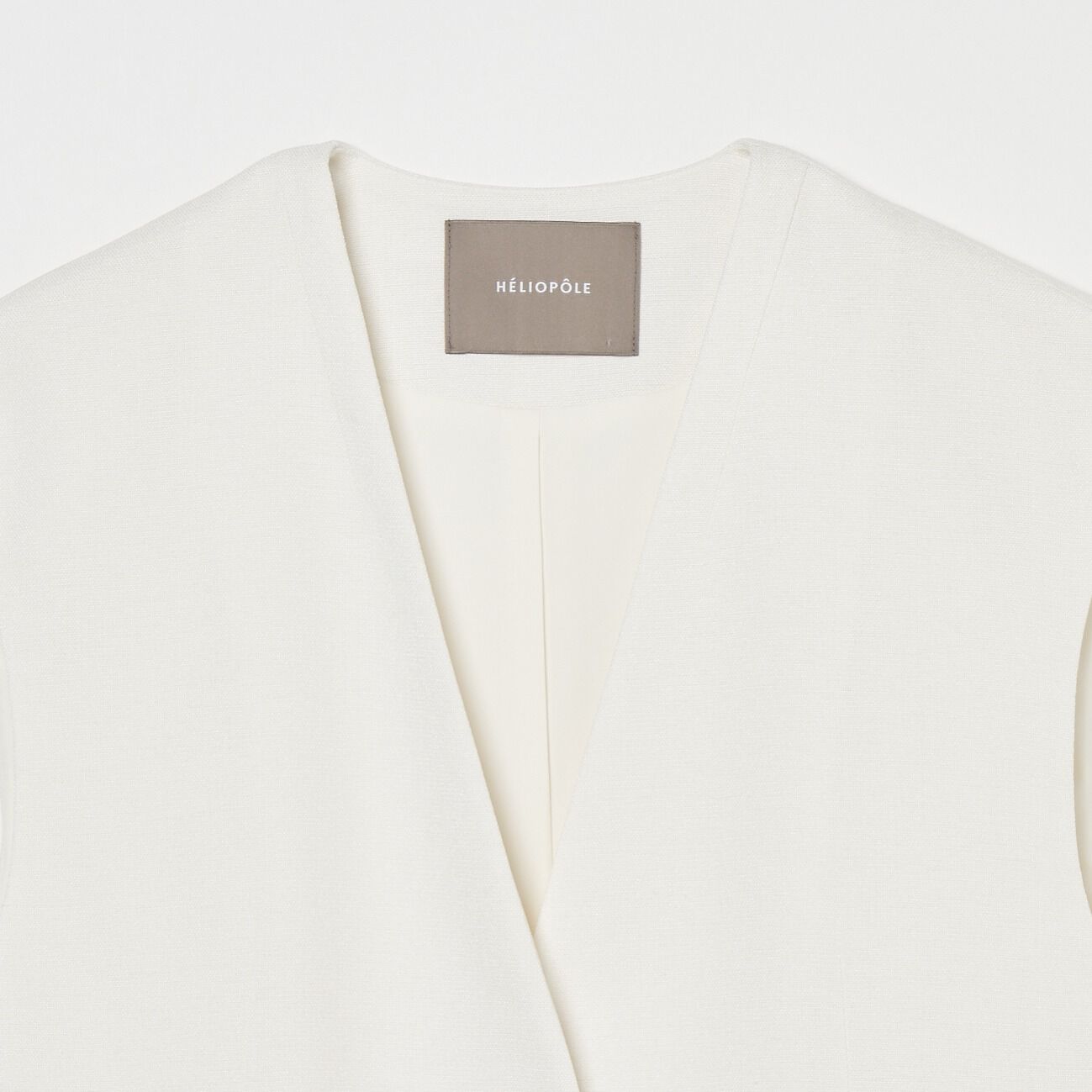 HELIOPOLE「HELIOPOLE FAUX LINEN BIG GILLET」|ベスト・ジレ|