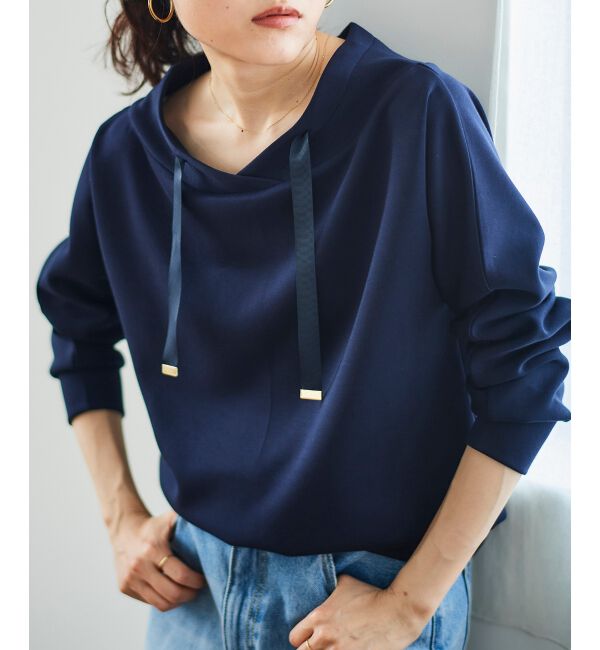 le.coeur blanc「《WEB限定アイテム》パーカーライクデザイントップス」|Tシャツ・カットソー|