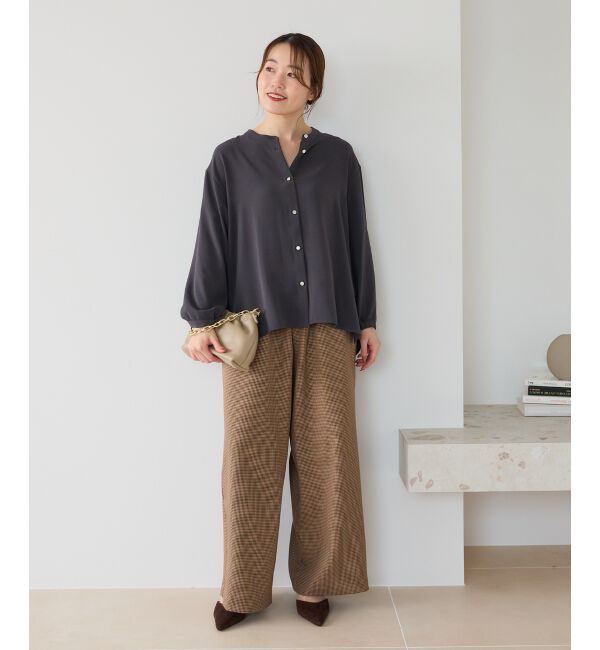  「【大人気再入荷】長袖/2WAYジョーゼットギャザースリーブブラウス」|シャツ・ブラウス|