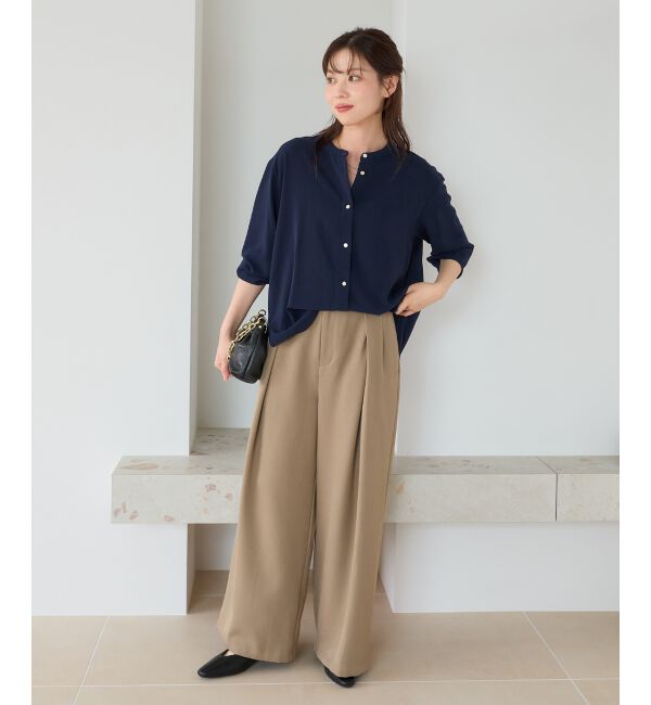  「【大人気再入荷】長袖/2WAYジョーゼットギャザースリーブブラウス」|シャツ・ブラウス|