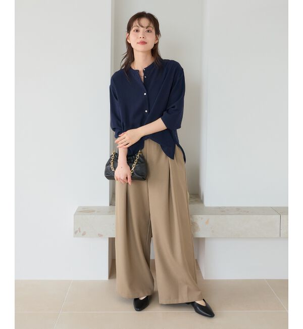  「【大人気再入荷】長袖/2WAYジョーゼットギャザースリーブブラウス」|シャツ・ブラウス|
