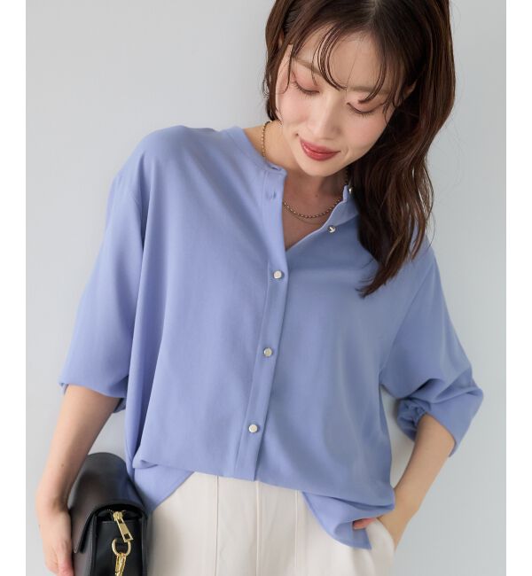  「【大人気再入荷】長袖/2WAYジョーゼットギャザースリーブブラウス」|シャツ・ブラウス|