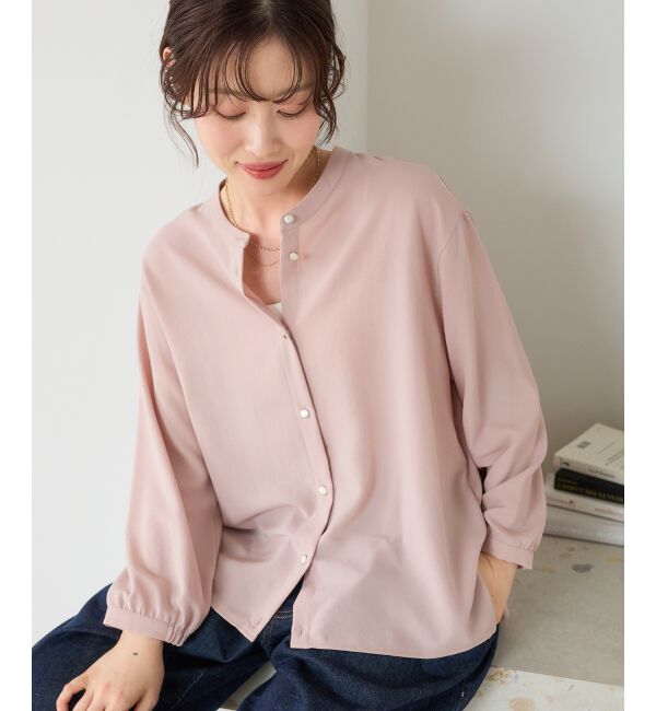 「【大人気再入荷】長袖/2WAYジョーゼットギャザースリーブブラウス」|シャツ・ブラウス|