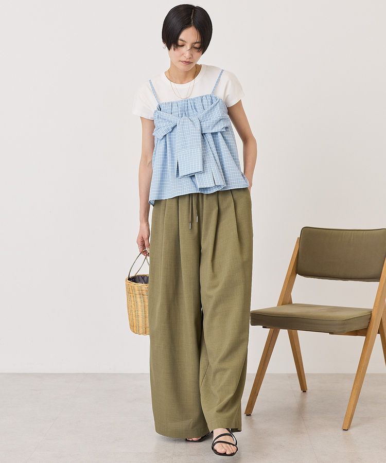 AMERICAN HOLIC「【2点セット】ノースリーブTシャツ＋ビスチェ」|Tシャツ・カットソー|