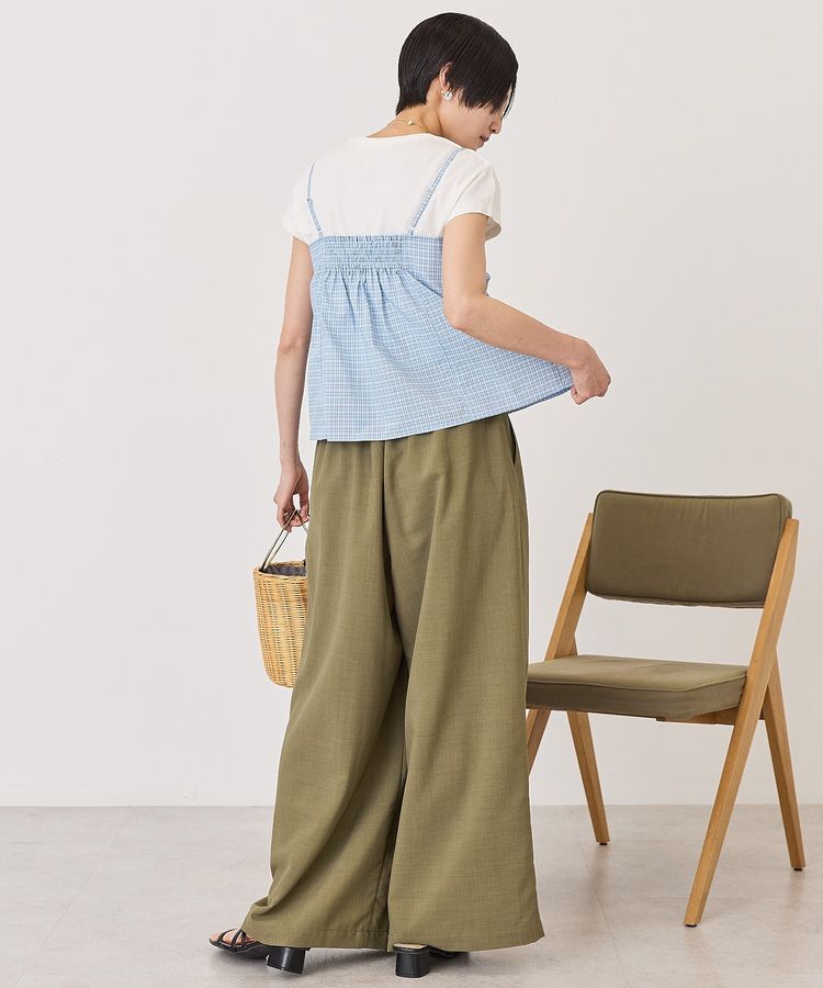 AMERICAN HOLIC「【2点セット】ノースリーブTシャツ＋ビスチェ」|Tシャツ・カットソー|