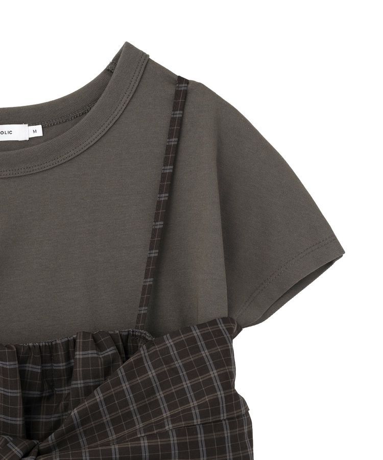 AMERICAN HOLIC「【2点セット】ノースリーブTシャツ＋ビスチェ」|Tシャツ・カットソー|
