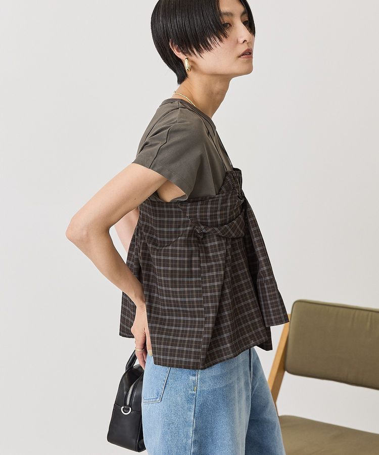 AMERICAN HOLIC「【2点セット】ノースリーブTシャツ＋ビスチェ」|Tシャツ・カットソー|