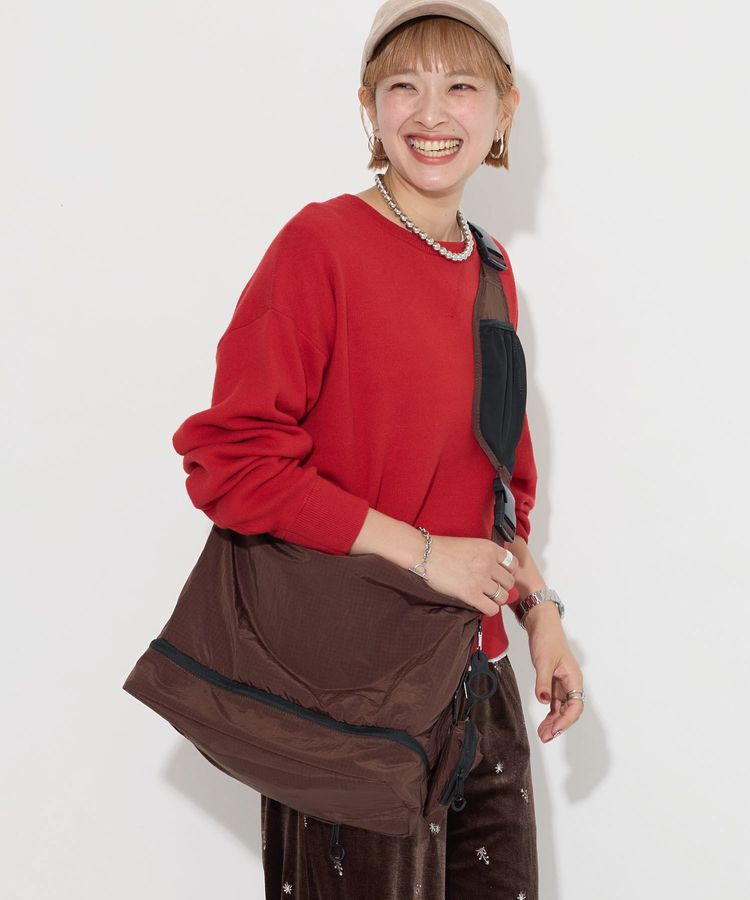 Green Parks「【GOポケバッグ】 unisexショルダーバッグ」|ショルダー・メッセンジャー|Brown