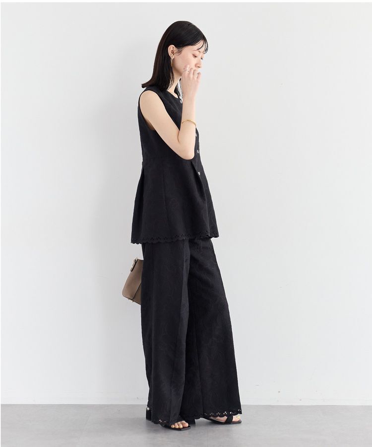 YECCA VECCA「刺繍ワイドパンツ」|その他|