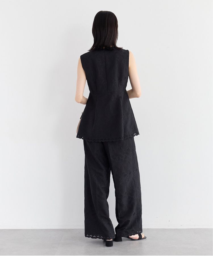 YECCA VECCA「刺繍ワイドパンツ」|その他|