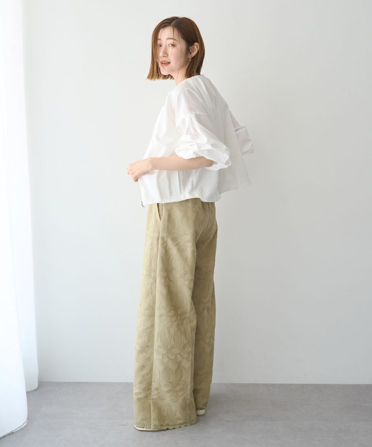 YECCA VECCA「刺繍ワイドパンツ」|その他|