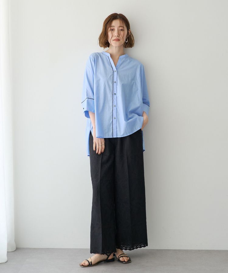 YECCA VECCA「刺繍ワイドパンツ」|その他|