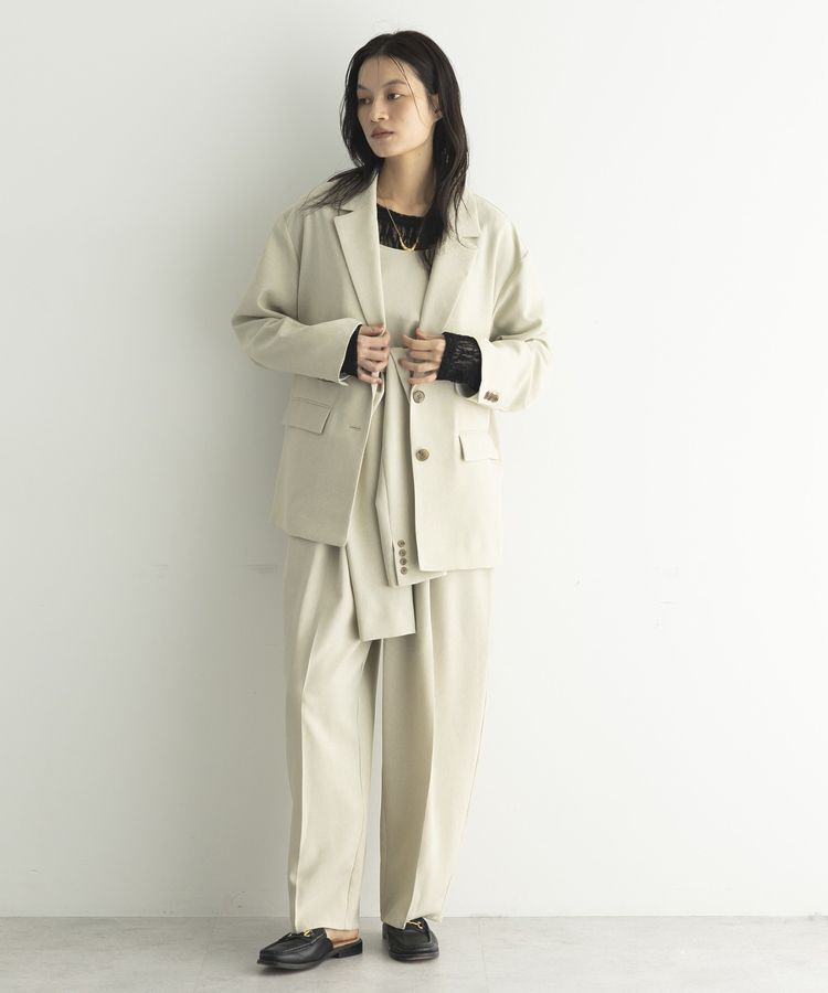 GARAGE OF GOOD CLOTHING「【日本製】無地ジャケットスリーブビスチェ」|ベスト・ジレ|