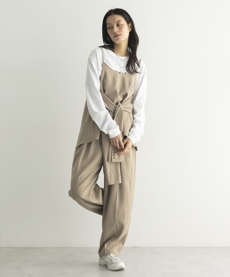 GARAGE OF GOOD CLOTHING「【日本製】無地ジャケットスリーブビスチェ」|ベスト・ジレ|