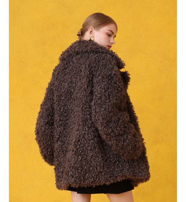 LOULOU WILLOUGHBY「フェイクプードルミドルコート」|その他|