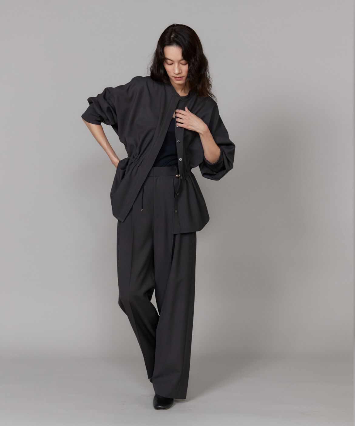 INED「ｳｴｽﾄｷﾞｬｻﾞｰｼｬﾂｱｳﾀｰ《la veille by SUPERIOR CLOSET》|立体感が  」|シャツ・ブラウス|