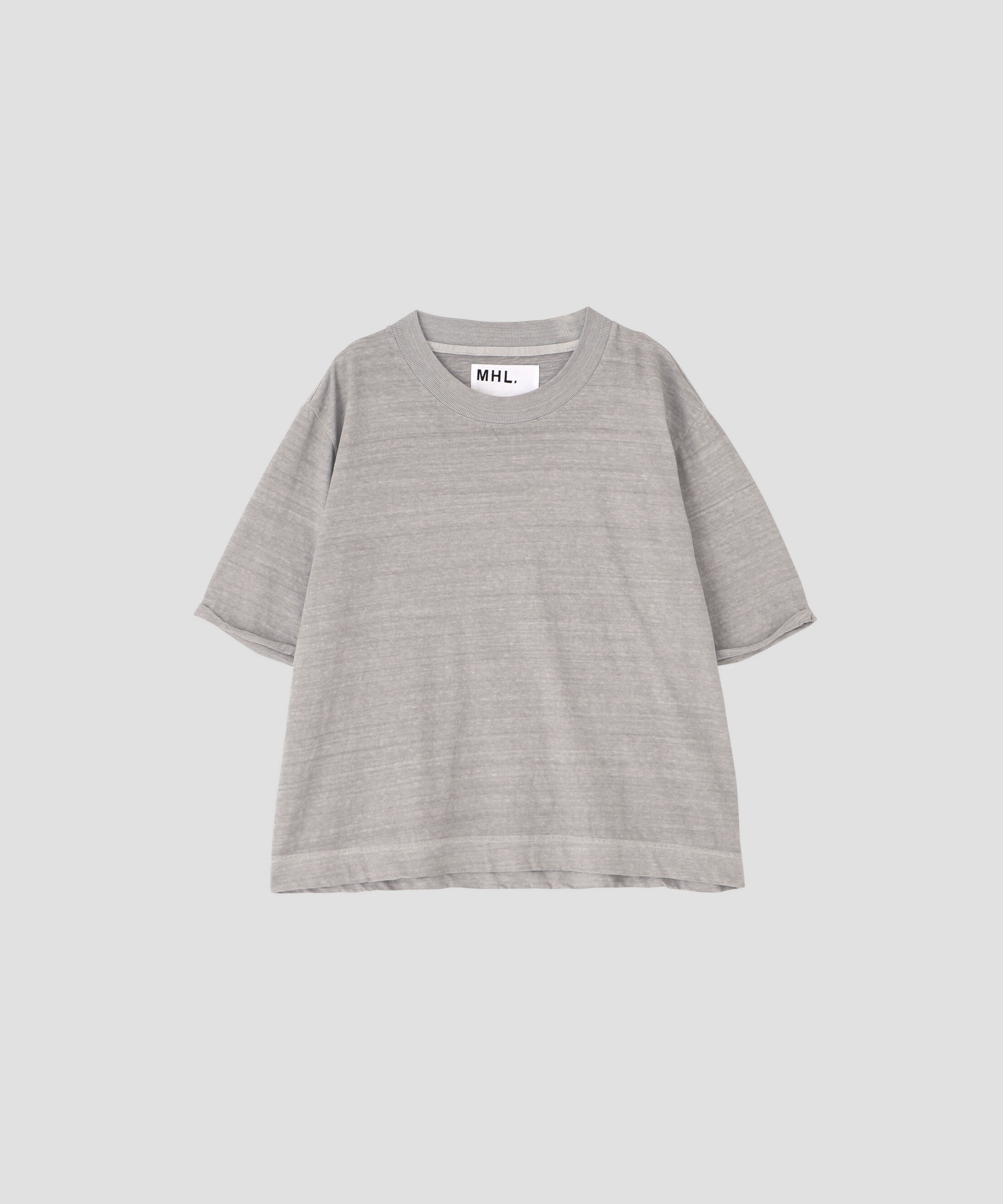 MHL.「CARBON DYED COTTON LINEN TOP」|Tシャツ・カットソー|