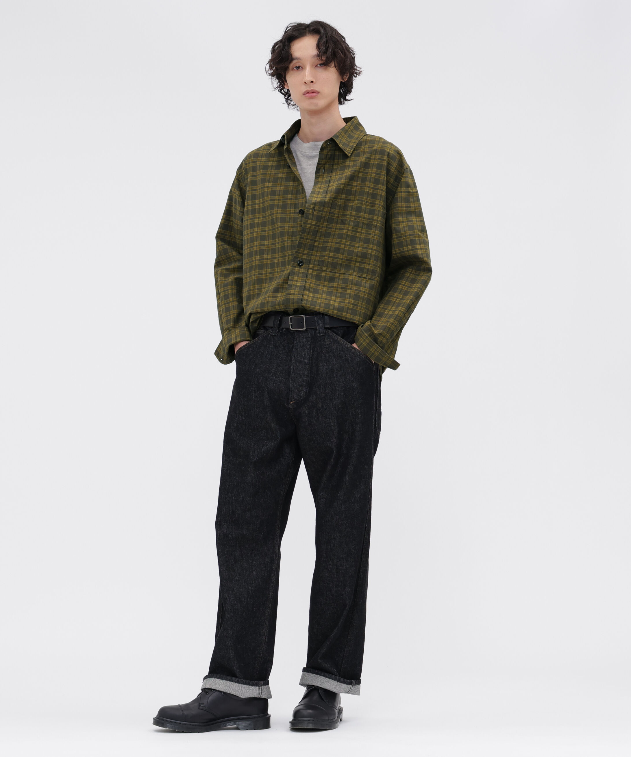 MHL.「TONAL COTTON CHECK SHIRT」|シャツ・ブラウス|