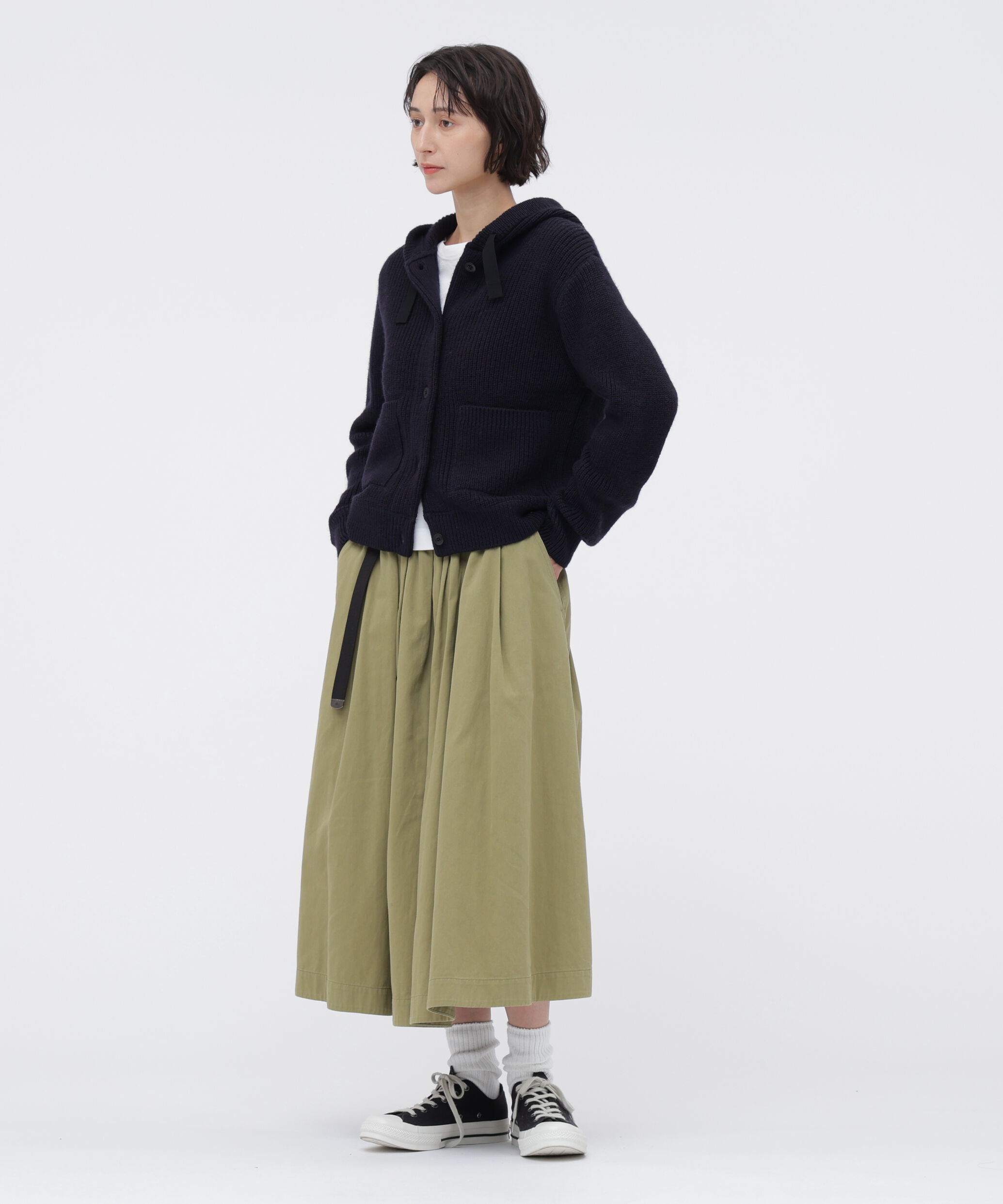 MHL.「FINE COTTON CHINO TWILL SKIRT」|スカート|