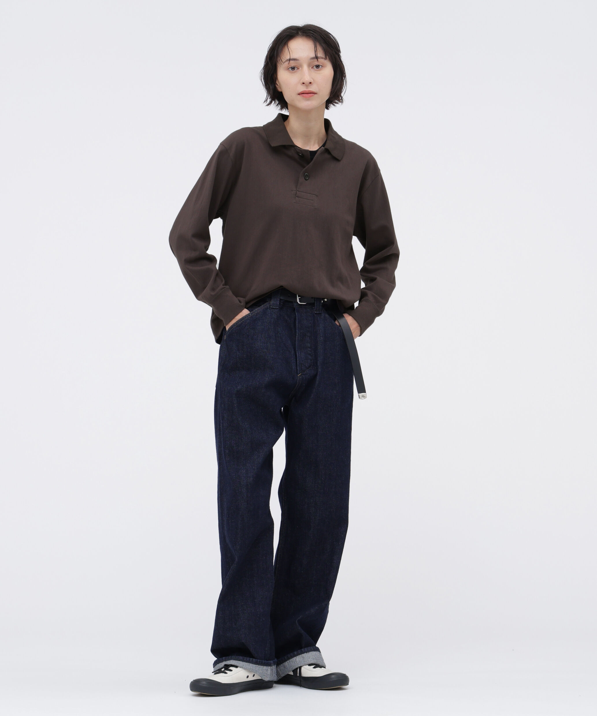 MHL.「FINE GRAIN COTTON JERSEY TOP」|Tシャツ・カットソー|