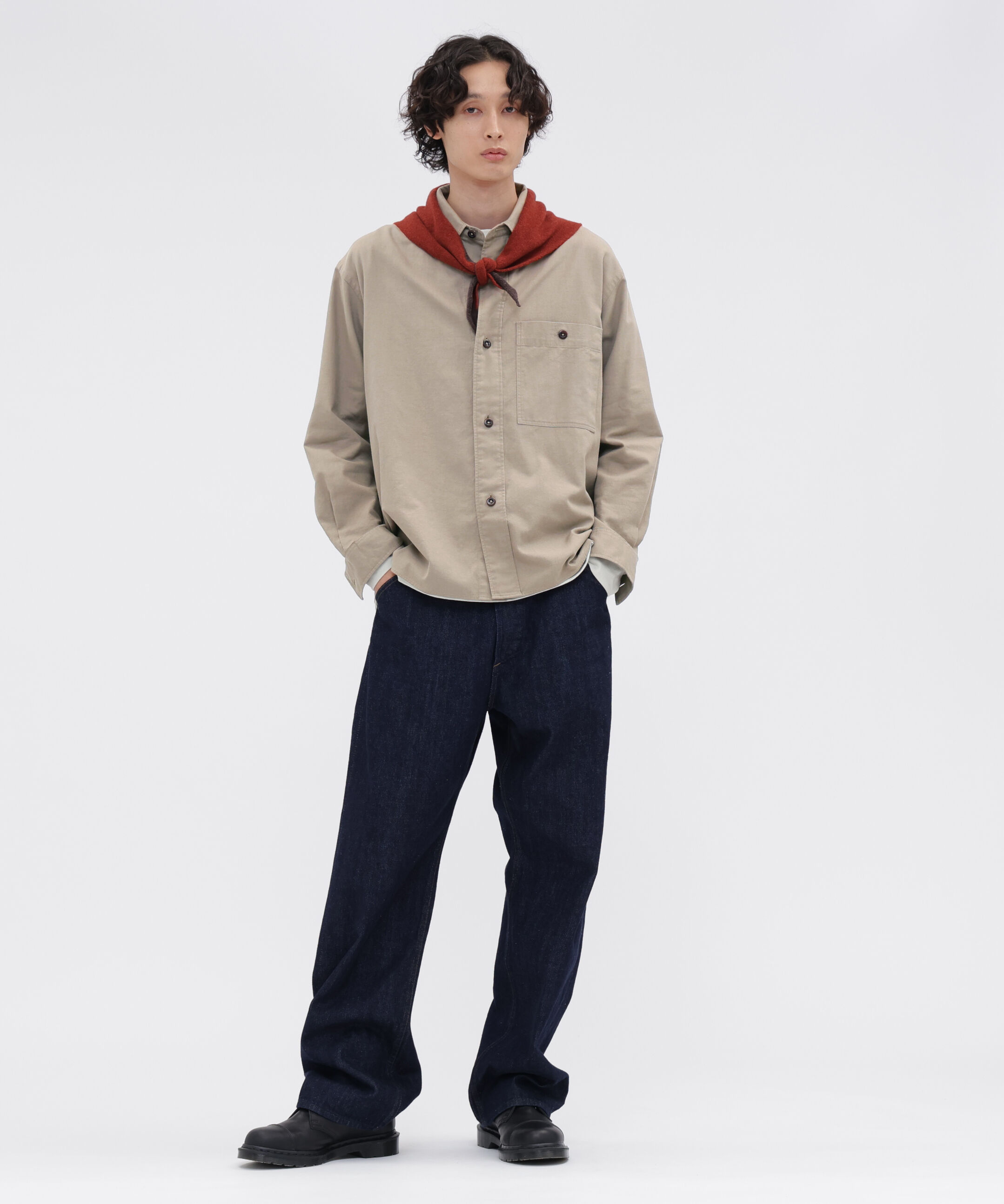 MHL.「FINE COTTON WOOL TWILL SHIRT」|シャツ・ブラウス|