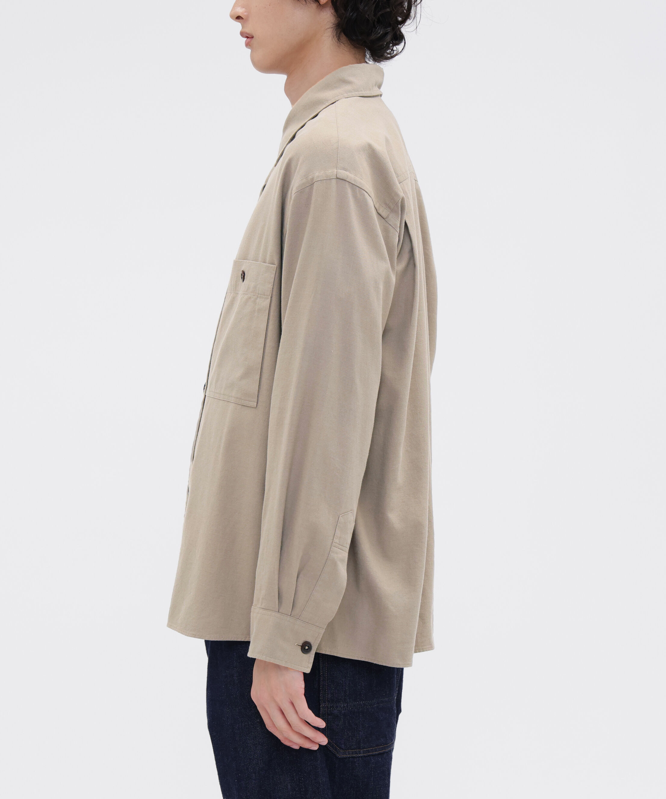 MHL.「FINE COTTON WOOL TWILL SHIRT」|シャツ・ブラウス|