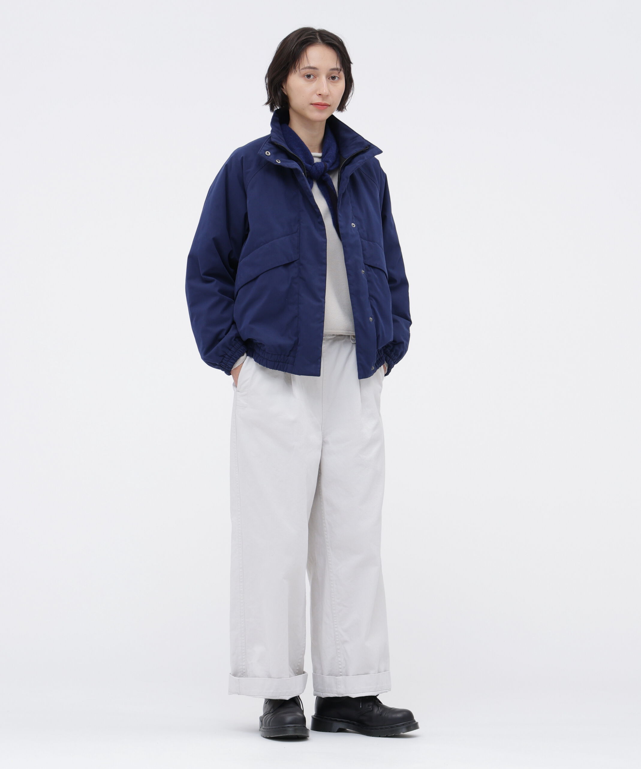 MHL.「LIGHTWEIGHT COTTON NYLON CANVAS BLOUSON」|ブルゾン・スタジャン|