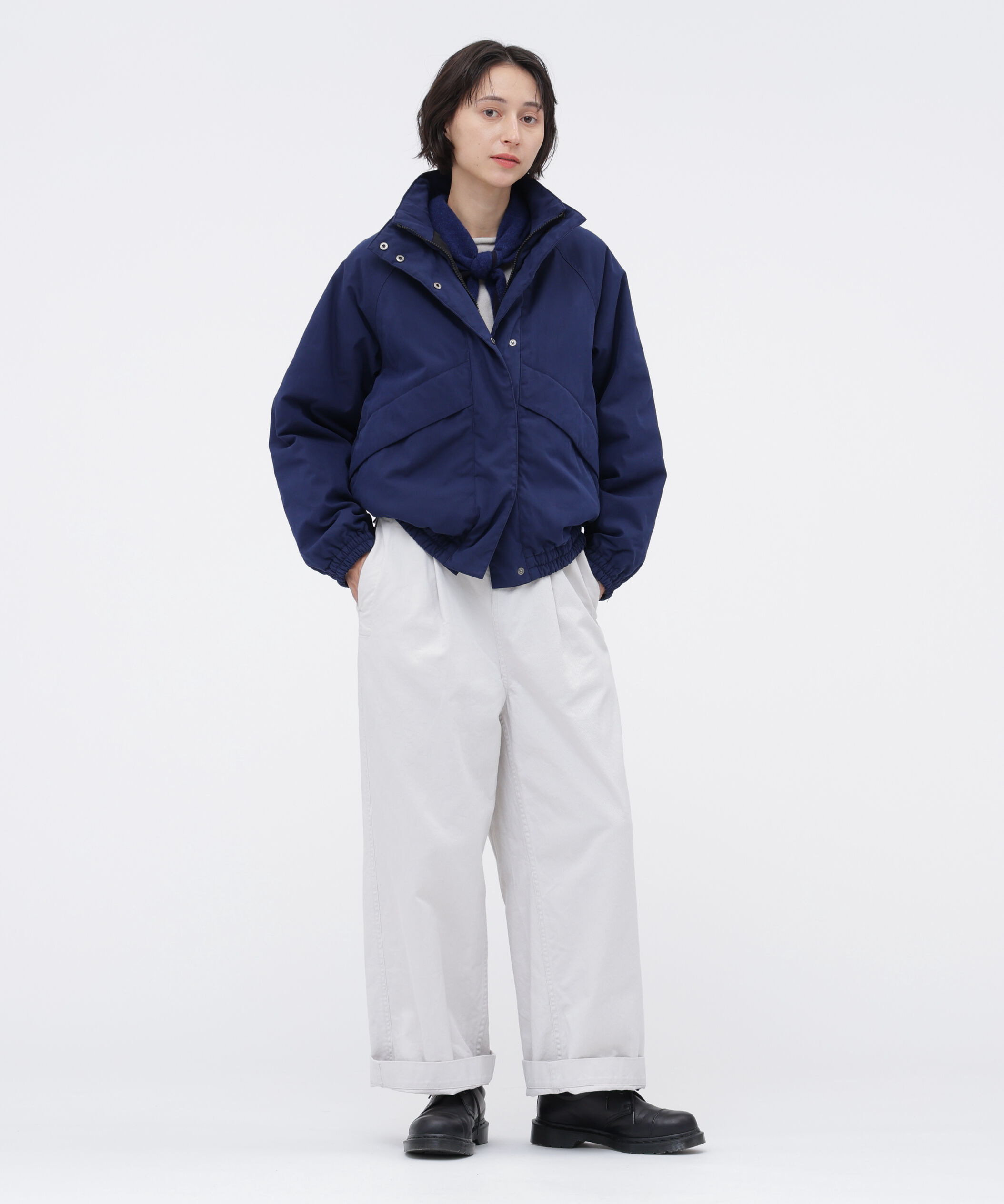 MHL.「LIGHTWEIGHT COTTON NYLON CANVAS BLOUSON」|ブルゾン・スタジャン|