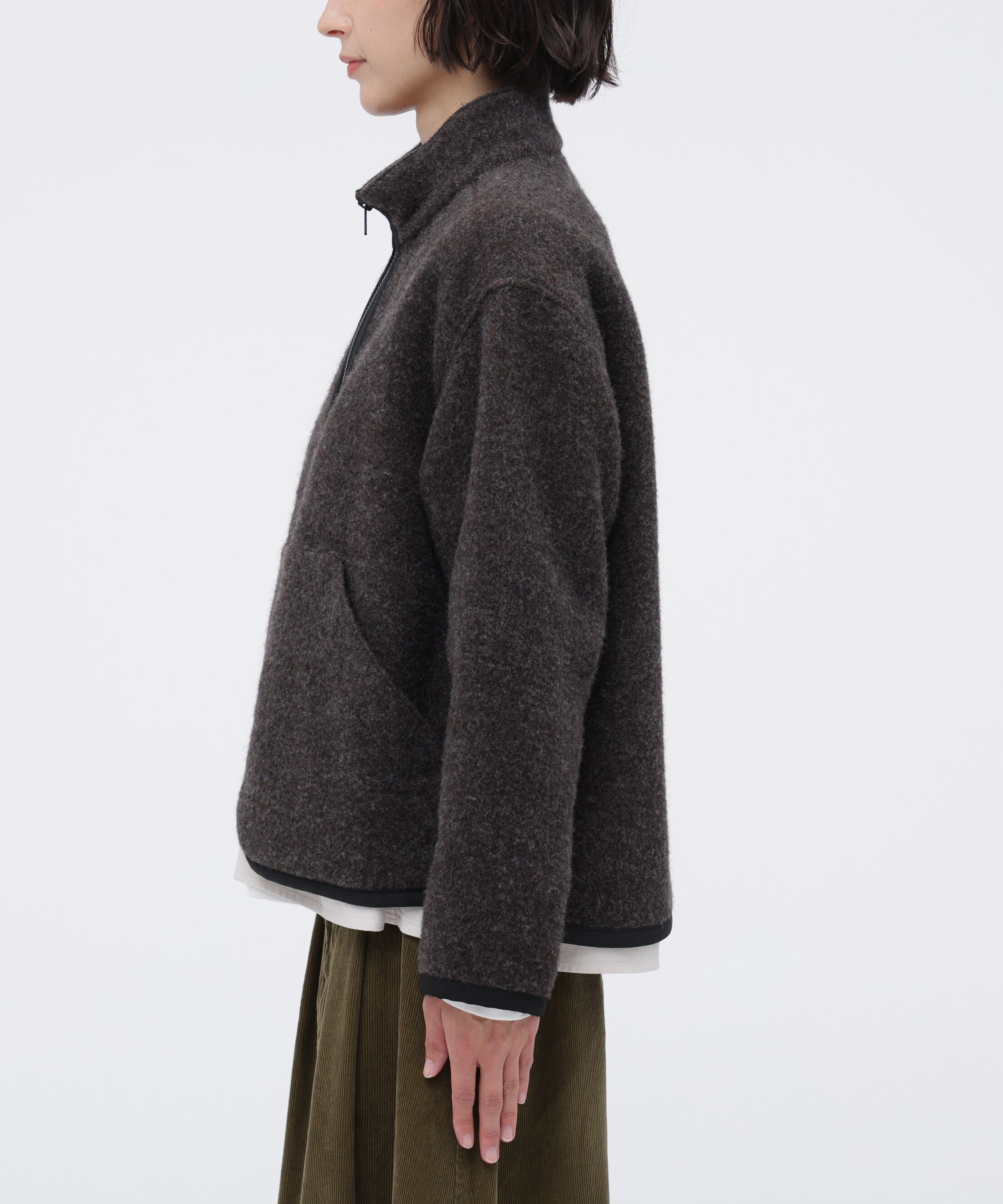 MHL.「SOFT WOOL FLEECE BLOUSON」|ブルゾン・スタジャン|