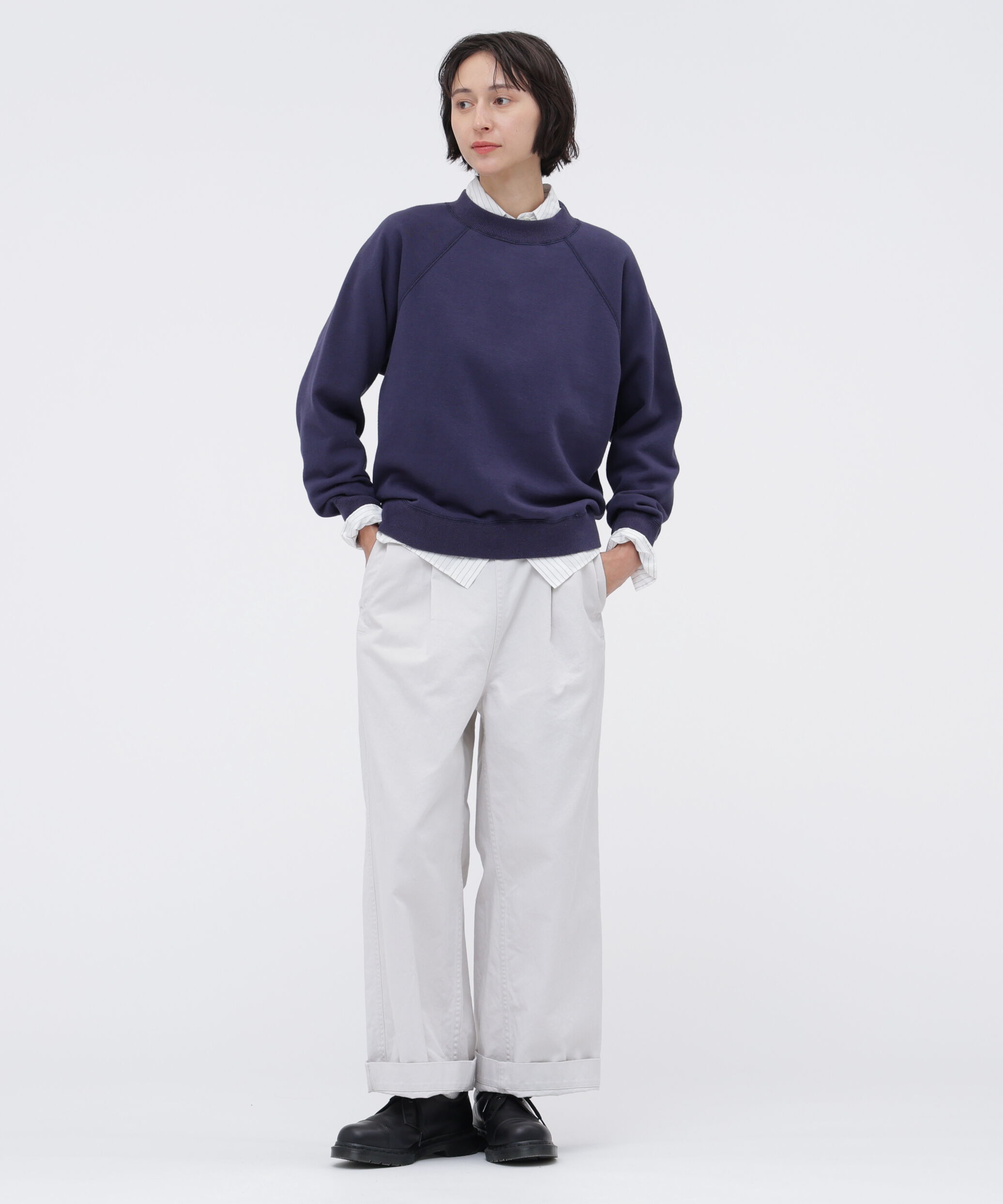 MHL.「UPCYCLED LOOPBACK JERSEY TOP」|Tシャツ・カットソー|