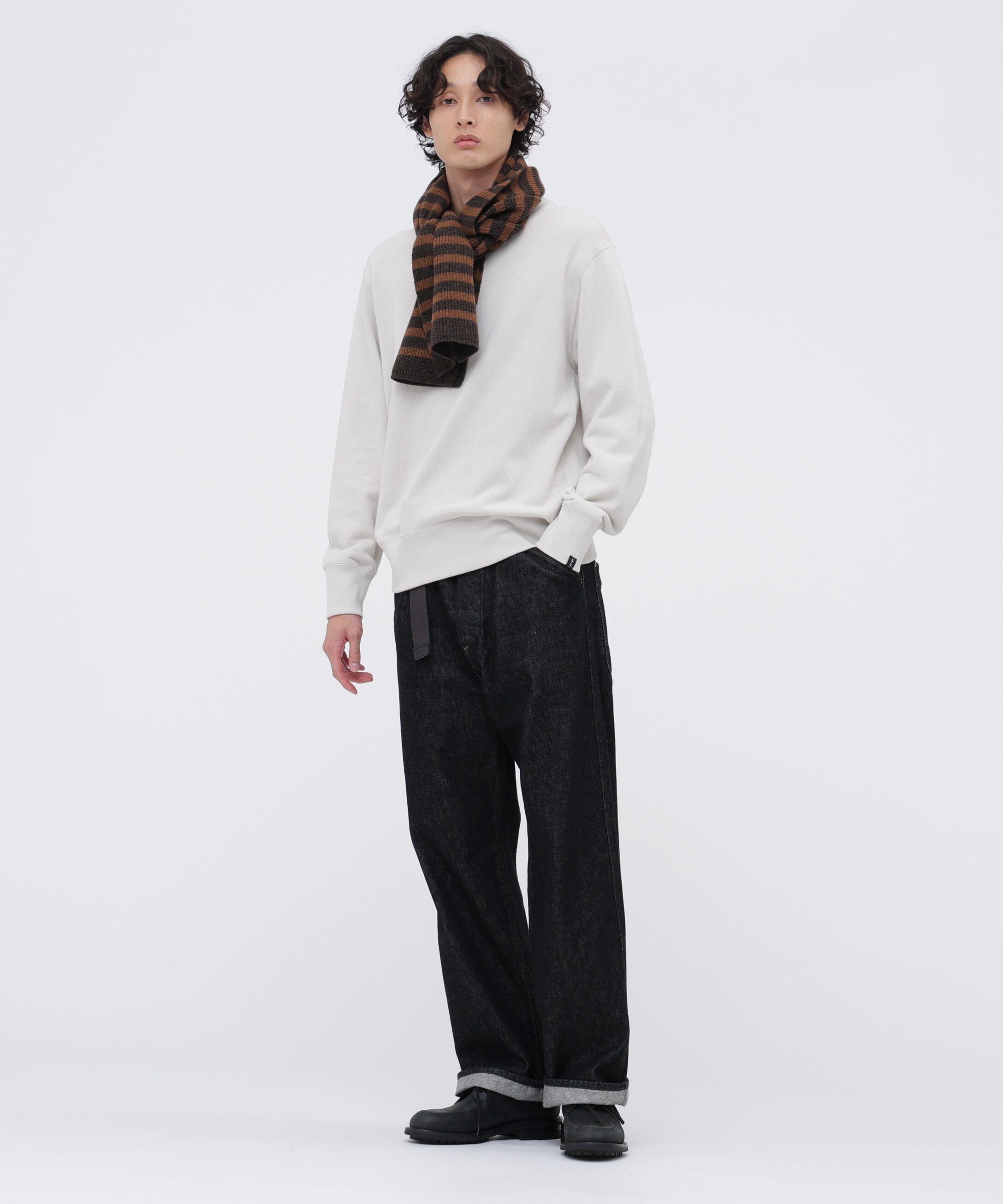 MHL.「MHL TEXTURED STRIPE SCARF」|バンダナ・スカーフ|