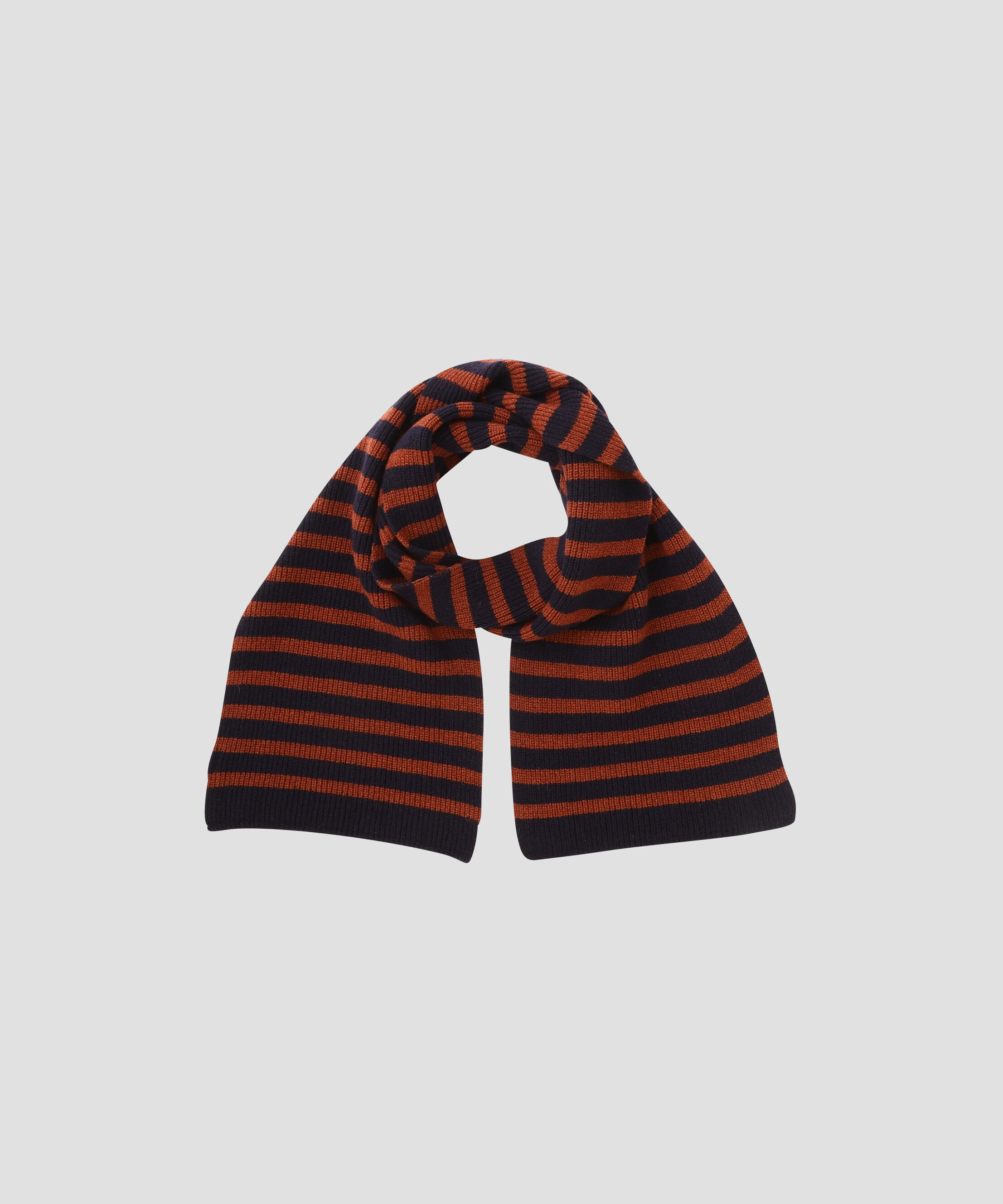 MHL.「MHL TEXTURED STRIPE SCARF」|バンダナ・スカーフ|RED