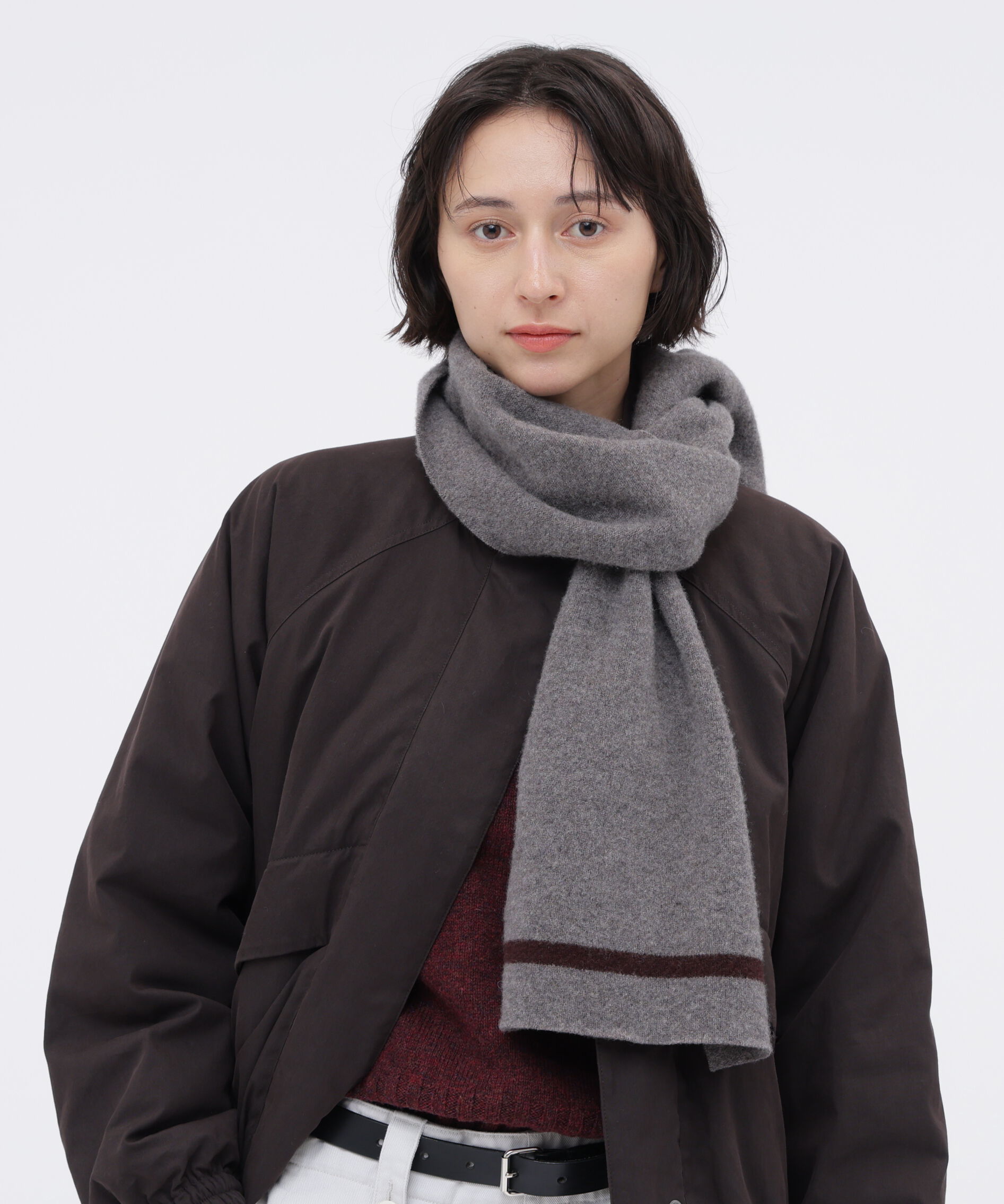 MHL.「MHL TIPPED FELTED SCARF」|バンダナ・スカーフ|