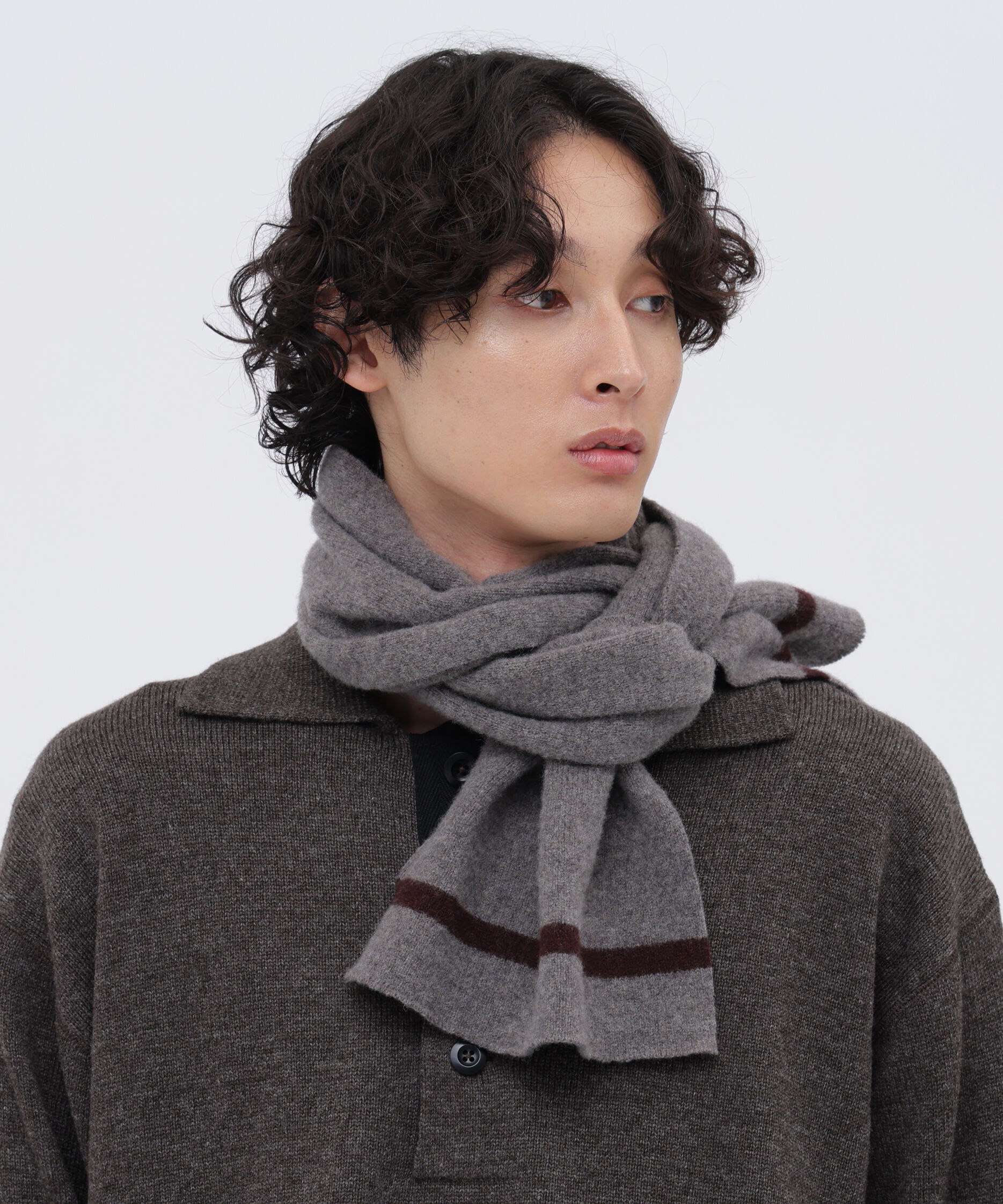 MHL.「MHL TIPPED FELTED SCARF」|バンダナ・スカーフ|