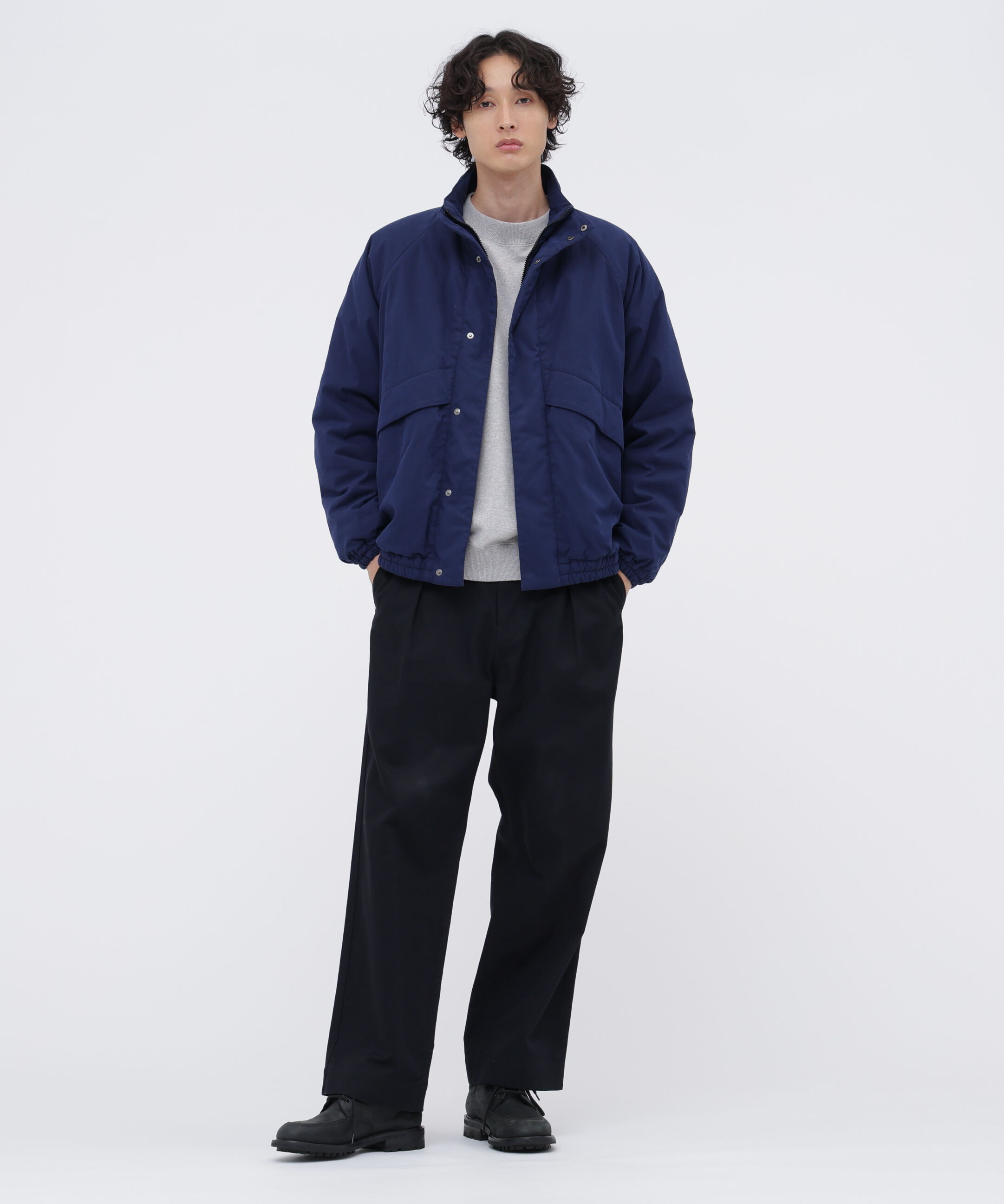 MHL.「LIGHTWEIGHT COTTON NYLON CANVAS BLOUSON」|ブルゾン・スタジャン|