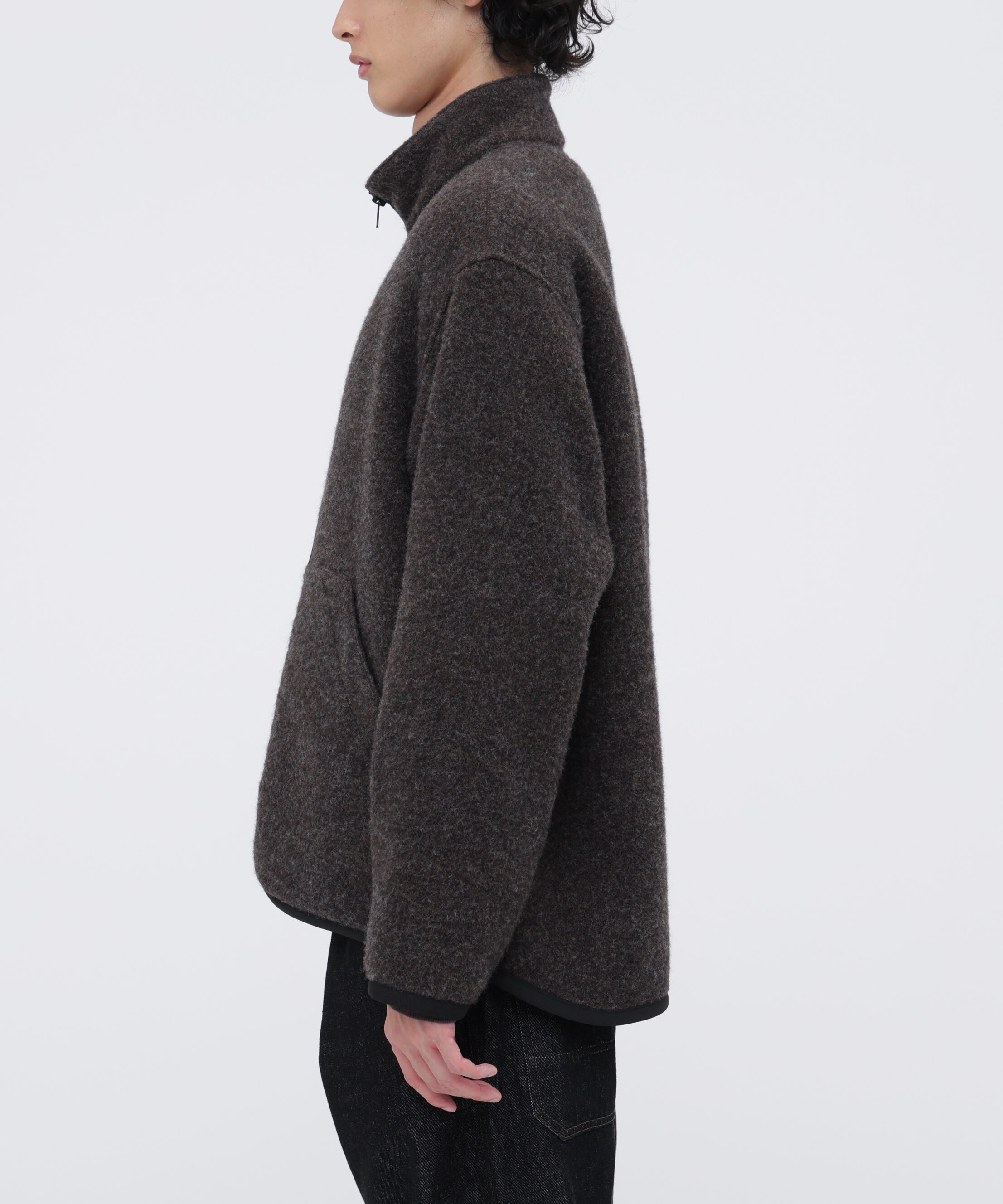 MHL.「SOFT WOOL FLEECE BLOUSON」|ブルゾン・スタジャン|