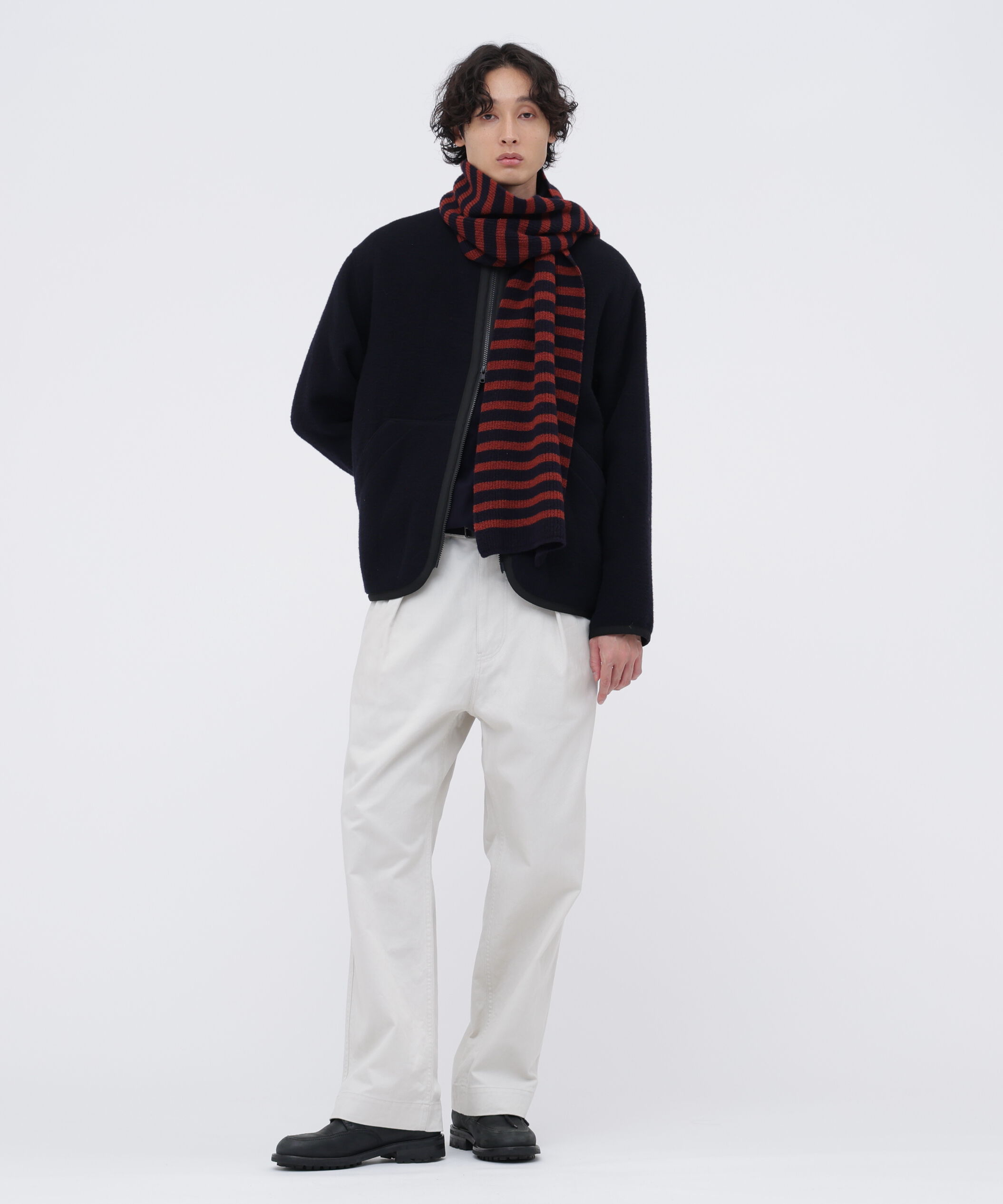 MHL.「SOFT WOOL FLEECE BLOUSON」|ブルゾン・スタジャン|