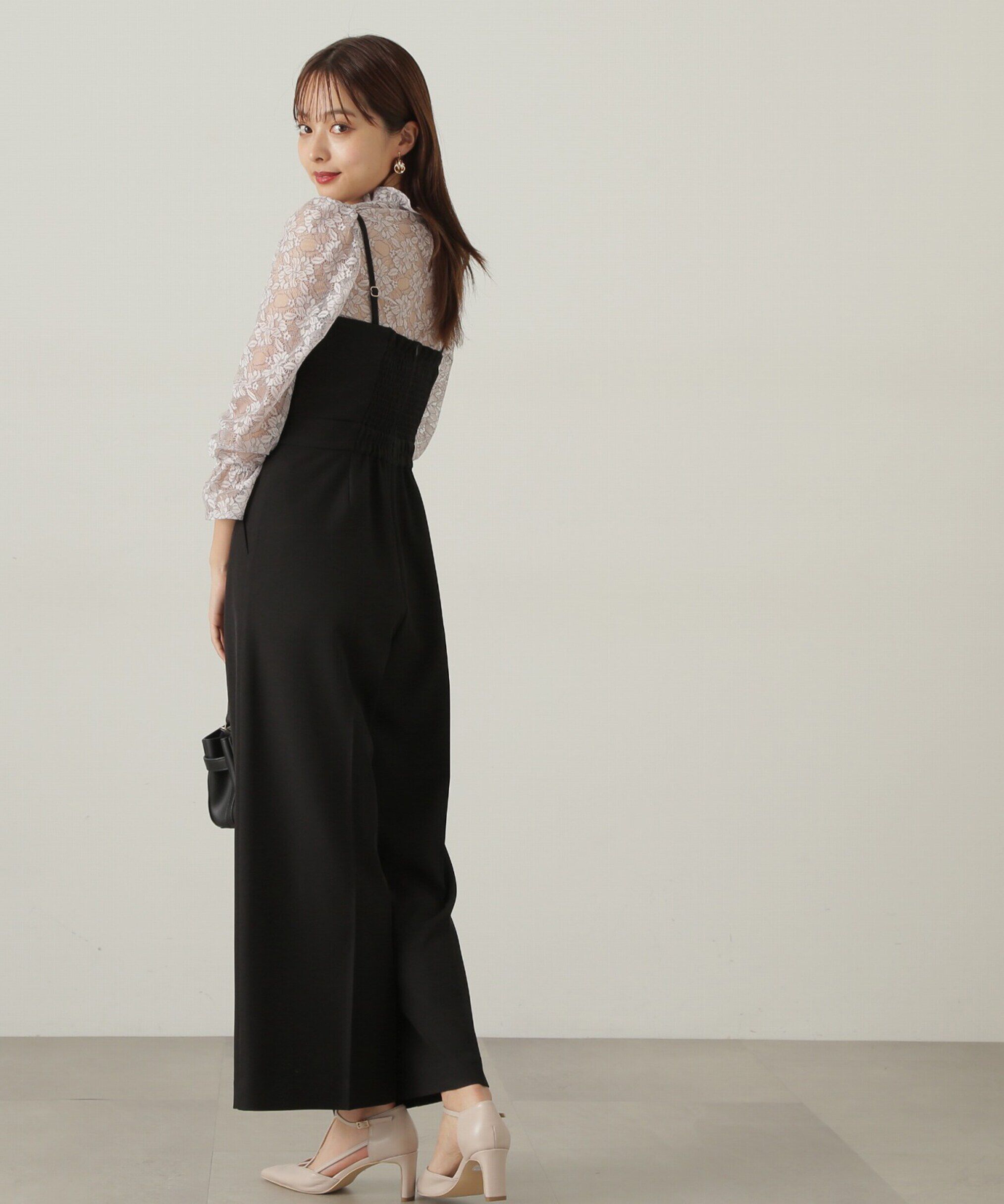 PROPORTION BODY DRESSING「2wayレースペプラムセットアップ　24AW」|ワンピース|