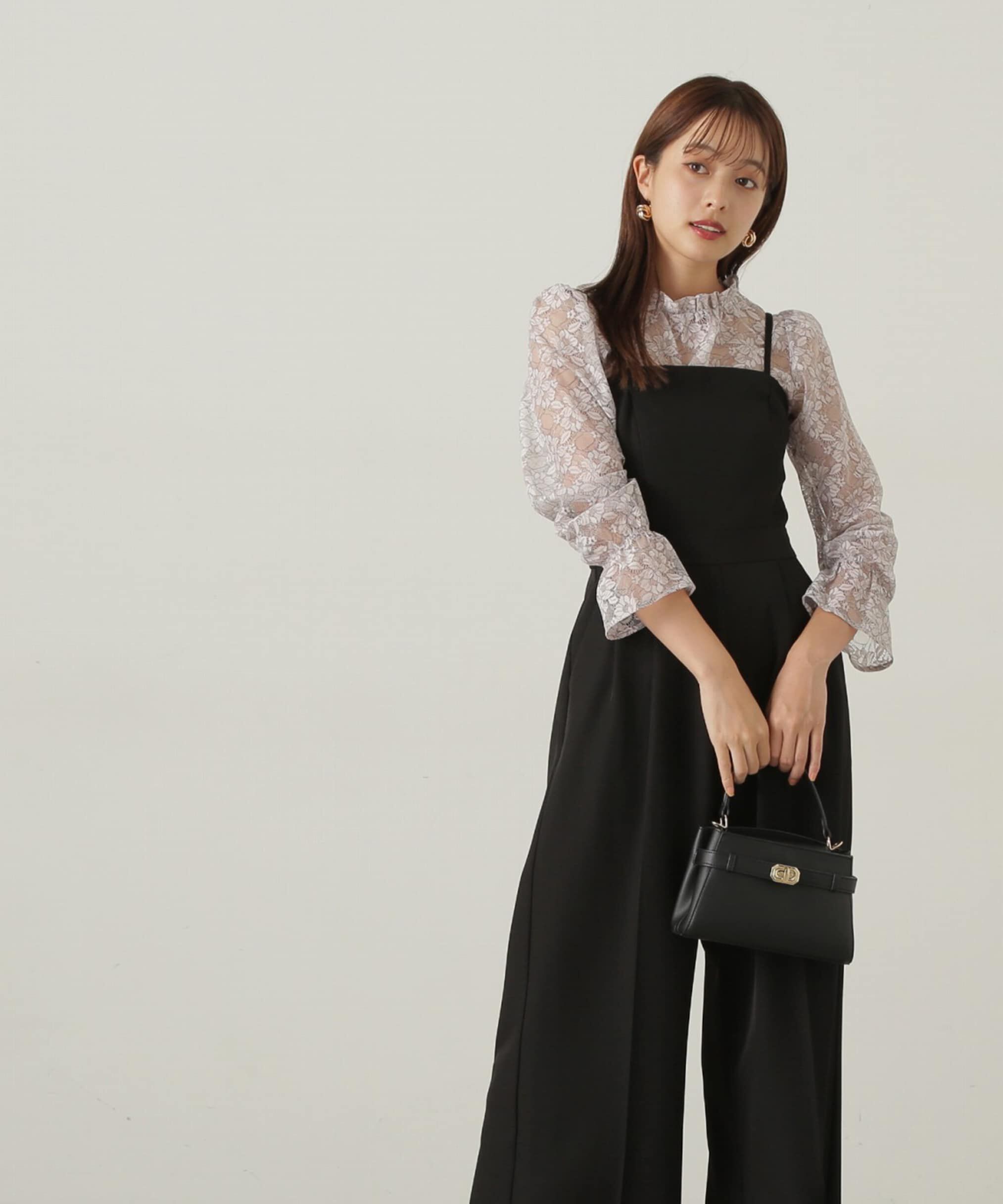 PROPORTION BODY DRESSING「2wayレースペプラムセットアップ　24AW」|ワンピース|