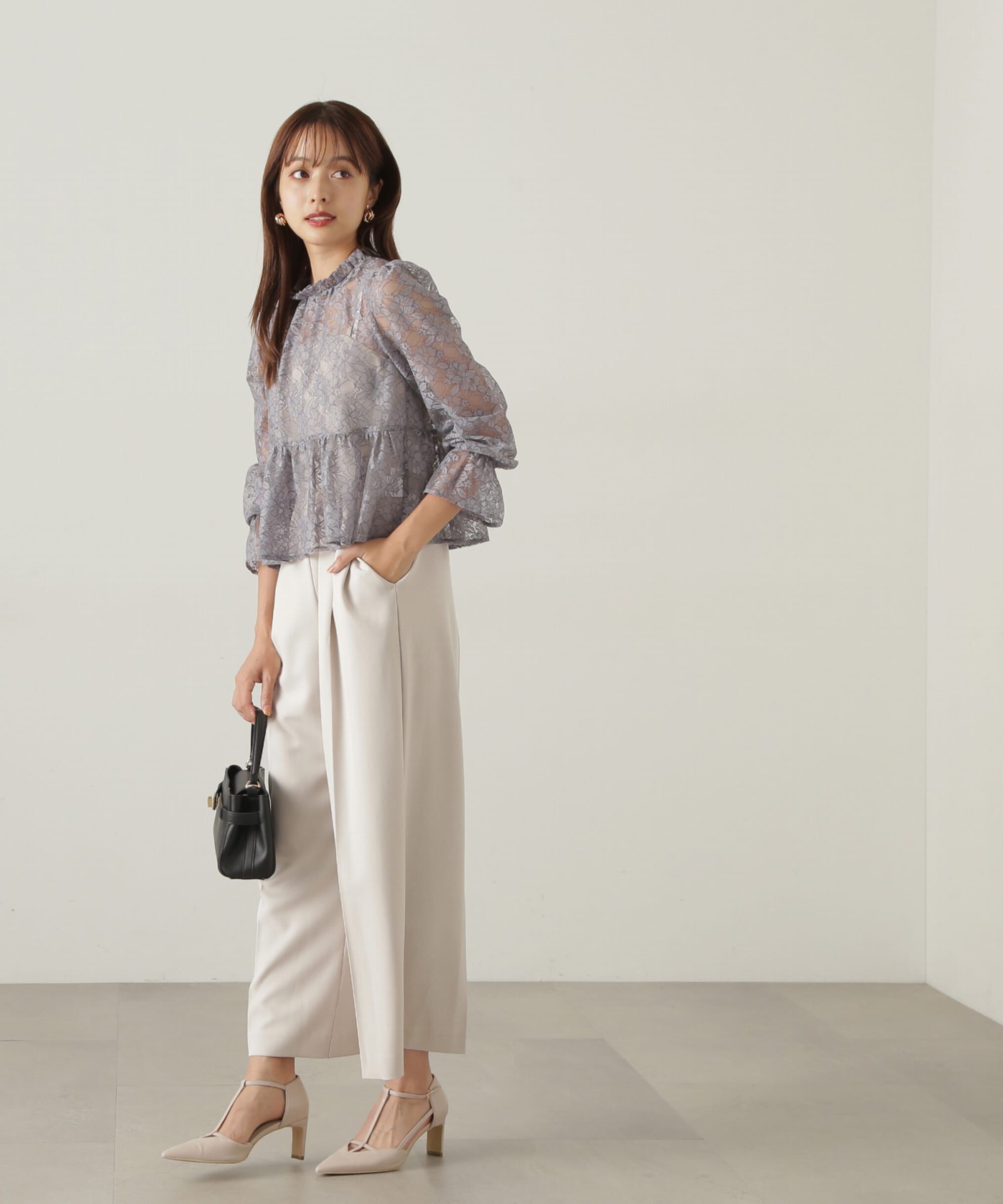 PROPORTION BODY DRESSING「2wayレースペプラムセットアップ　24AW」|ワンピース|