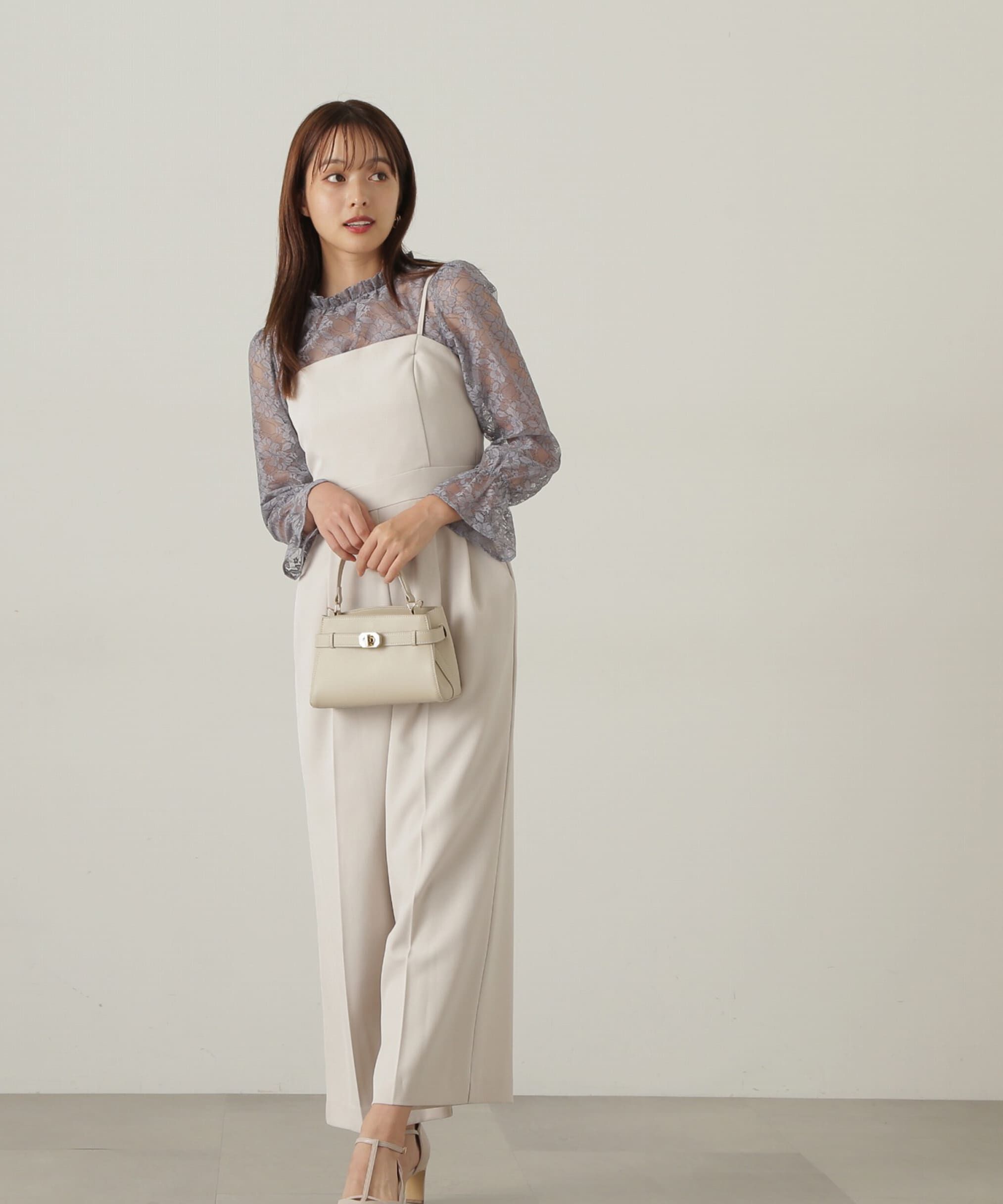 PROPORTION BODY DRESSING「2wayレースペプラムセットアップ　24AW」|ワンピース|