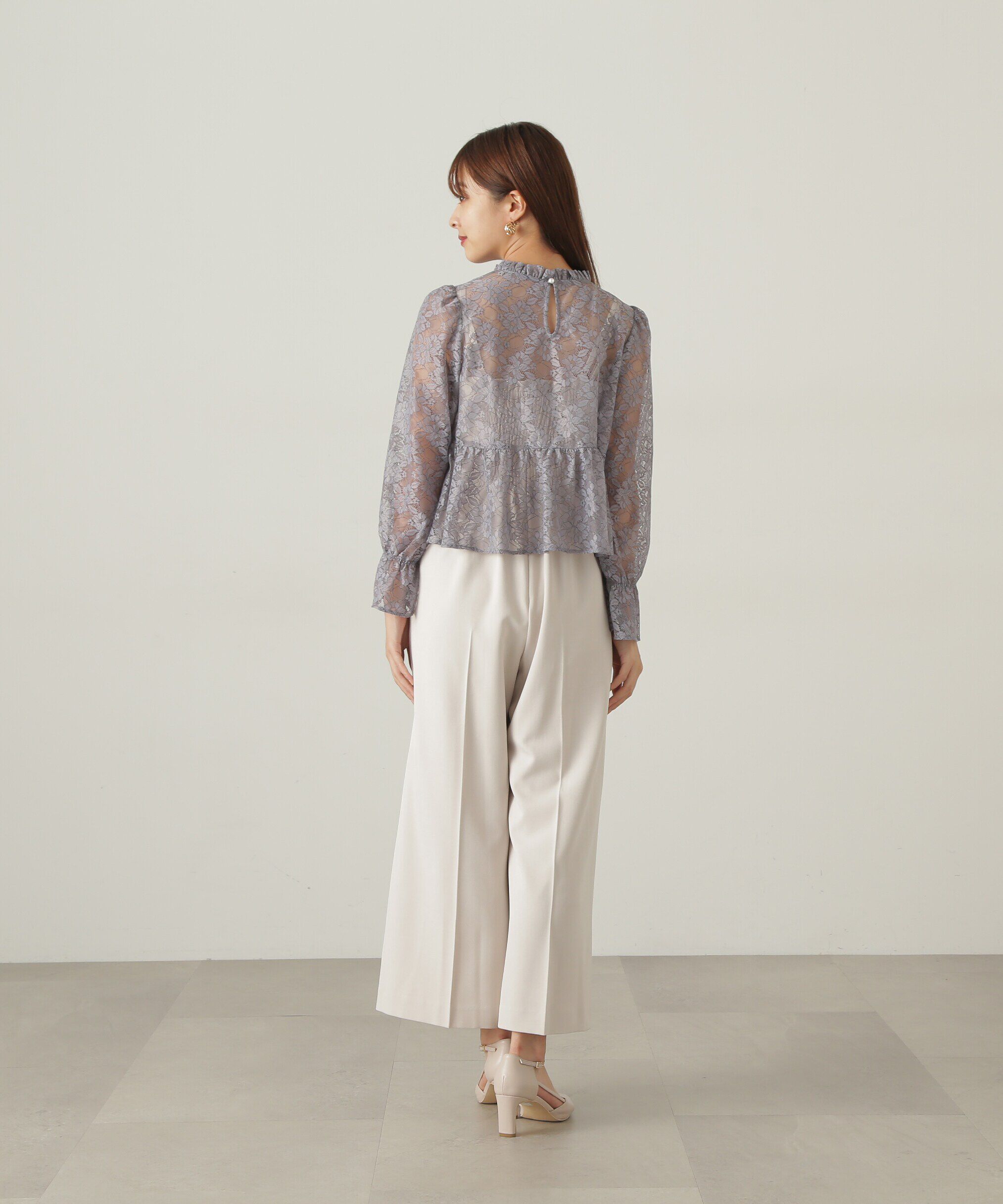 PROPORTION BODY DRESSING「2wayレースペプラムセットアップ　24AW」|ワンピース|