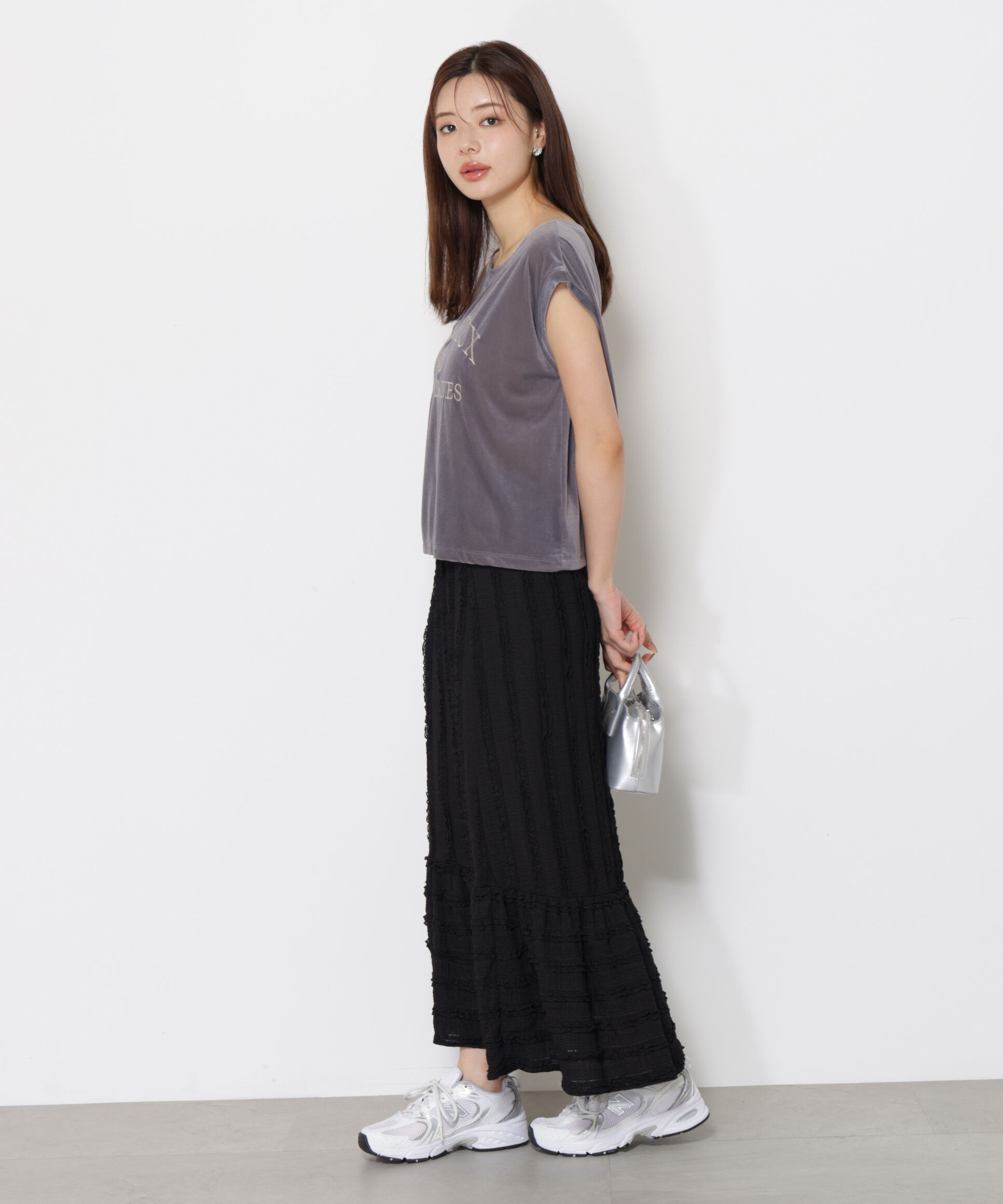 PROPORTION BODY DRESSING「カットレース切り替えスカート」|スカート|